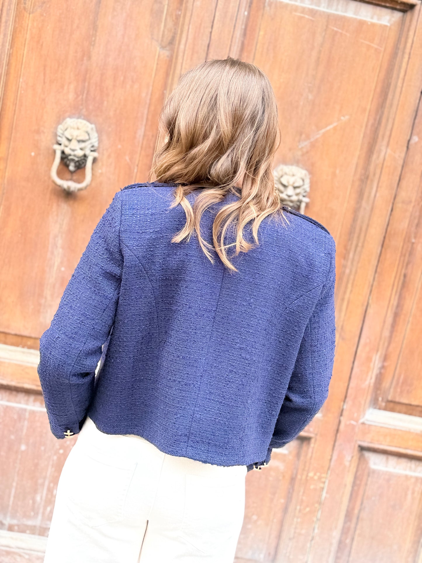 Tensione in Giacca Napoleone BLU NAVY