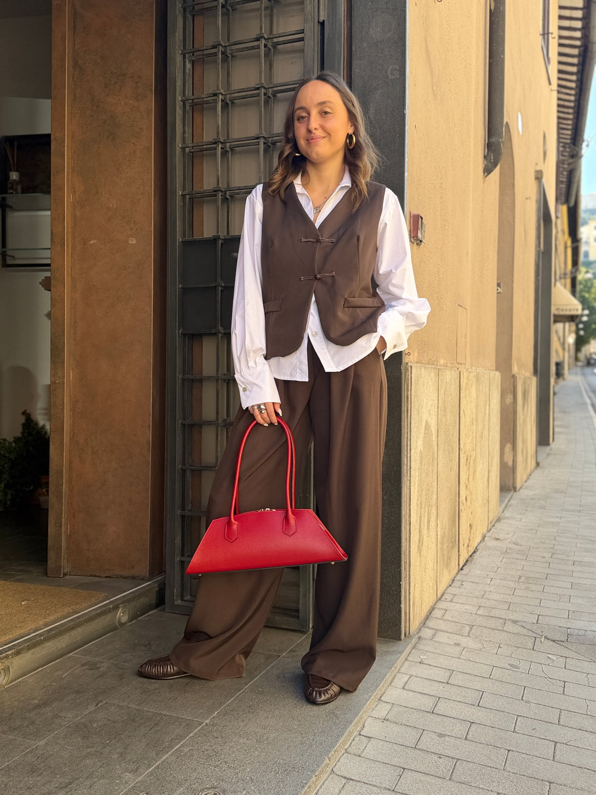 Gilet con alamari MORO
