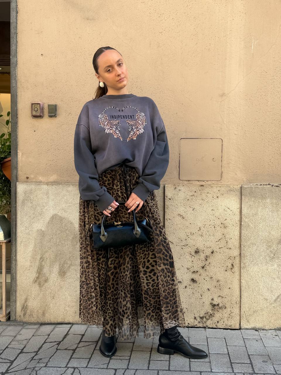 Tensione in Gonna Tulle leopardata