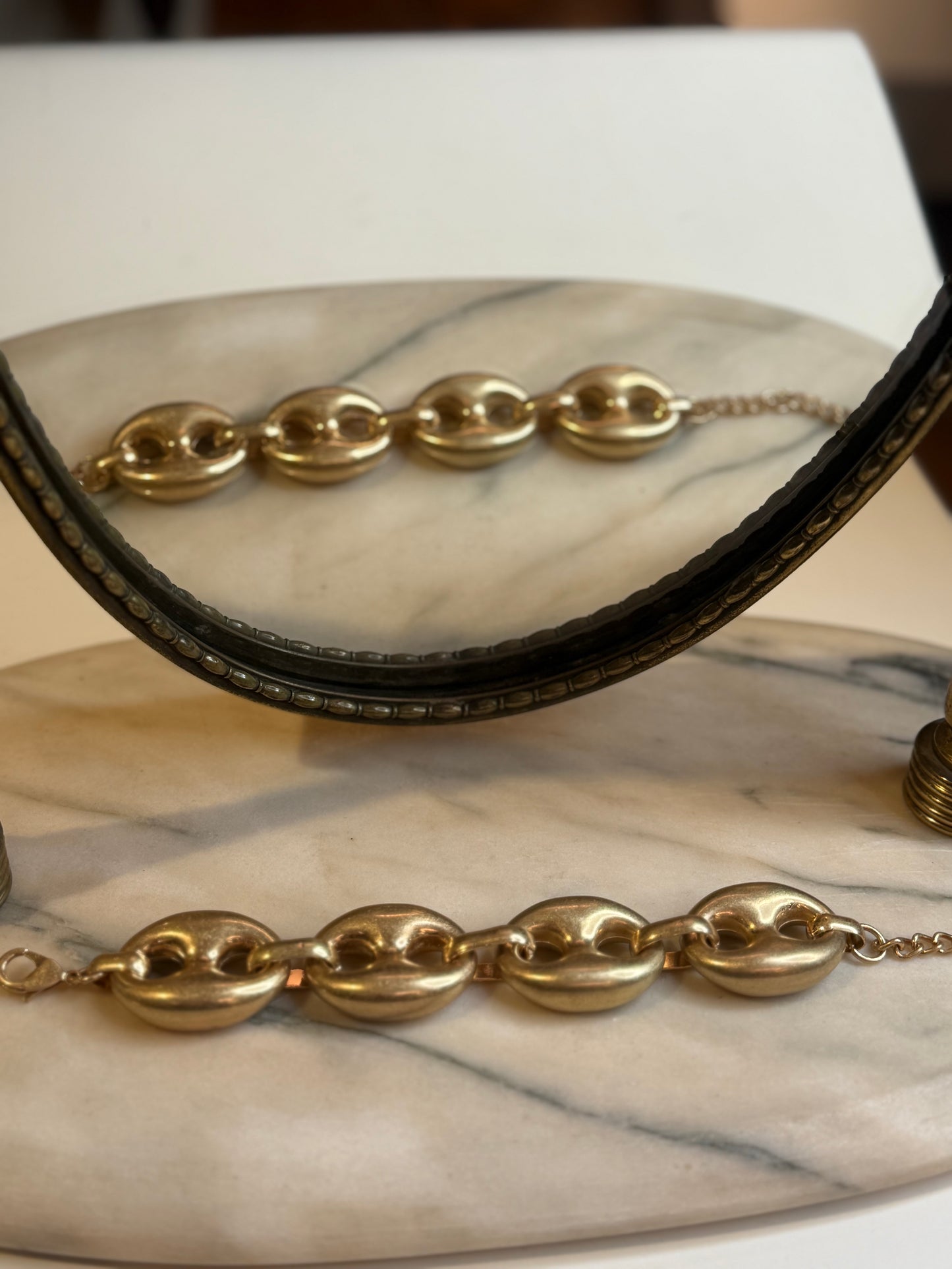 Bracciale ORO catena con maglie a ciambella