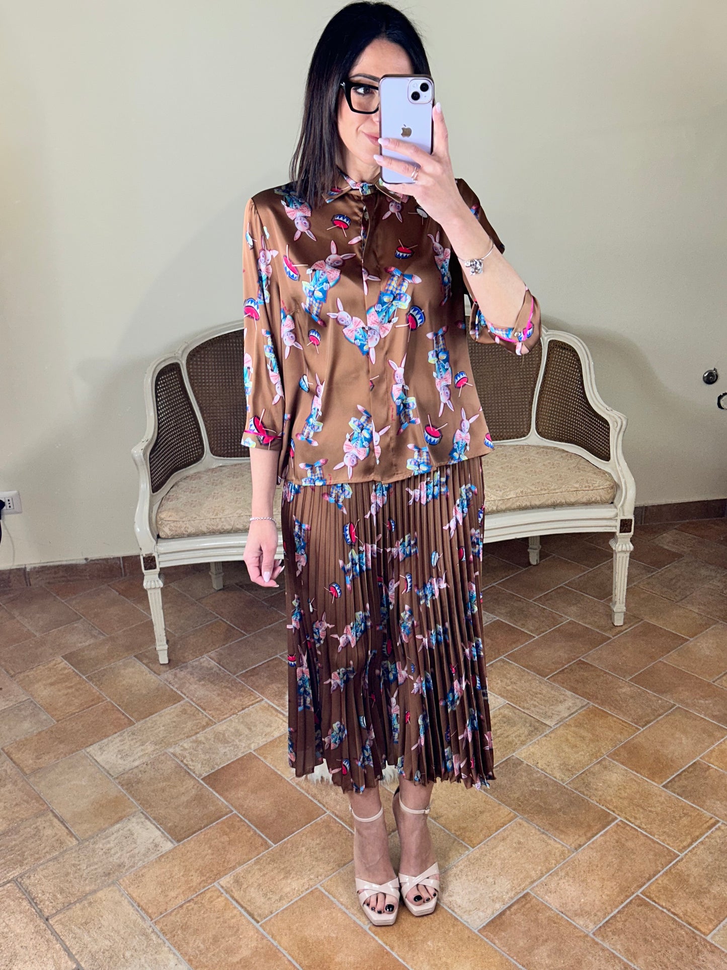 Il Thè delle 5- Gonna Plissè Rabbit