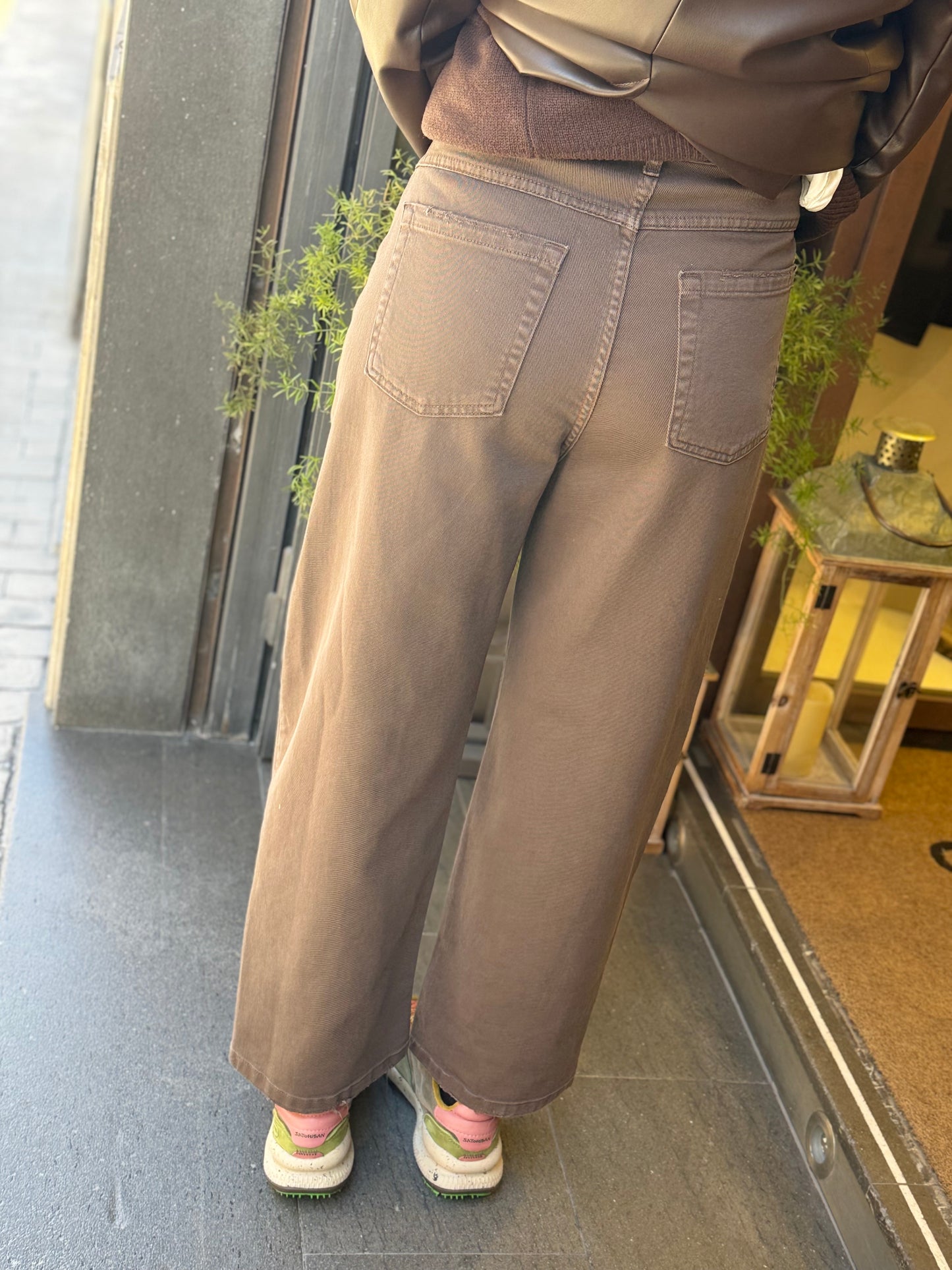 Tensione In jeans drill relaxed MORO