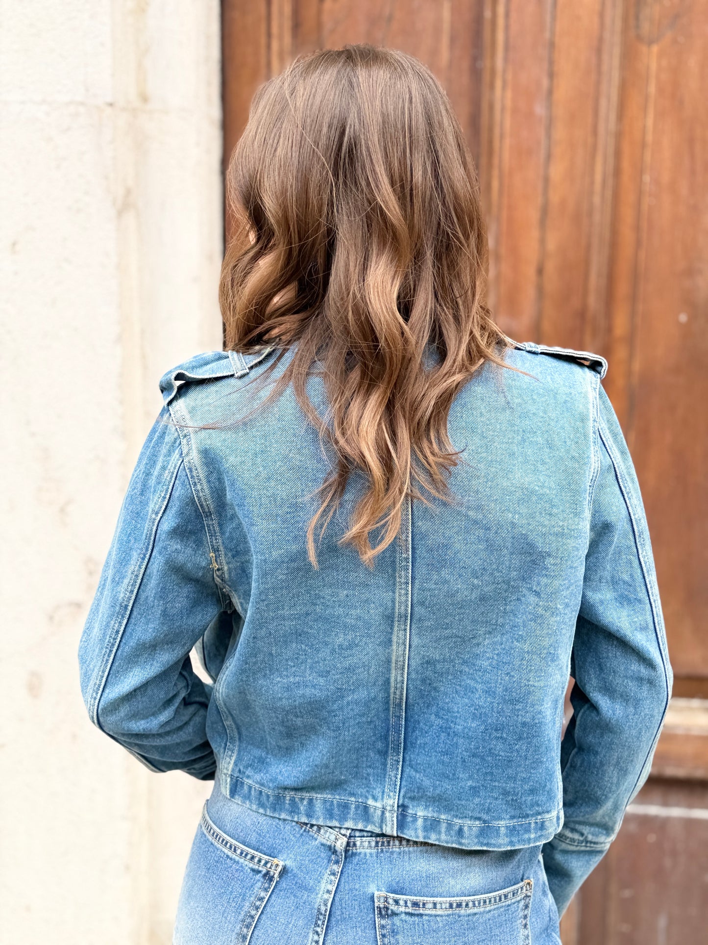 Tensione in Giacca Napoleone in denim
