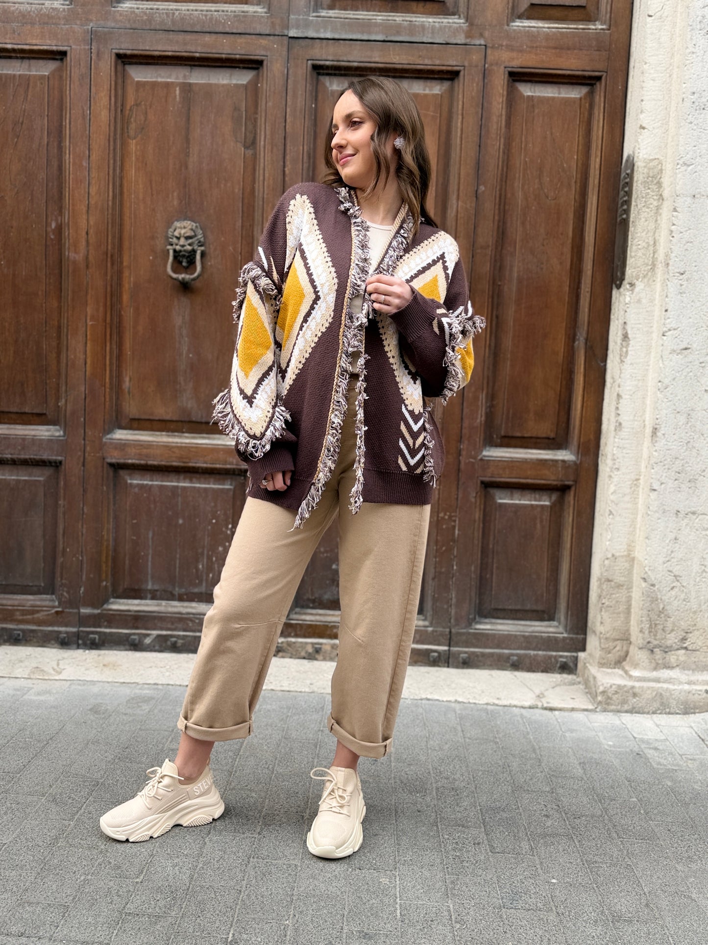 Tensione in Pantalone ovetto SABBIA RUGBY TAN