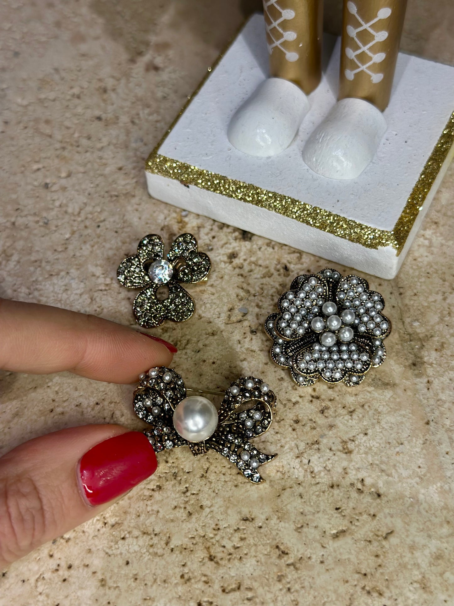 Set spille fiocco fiori