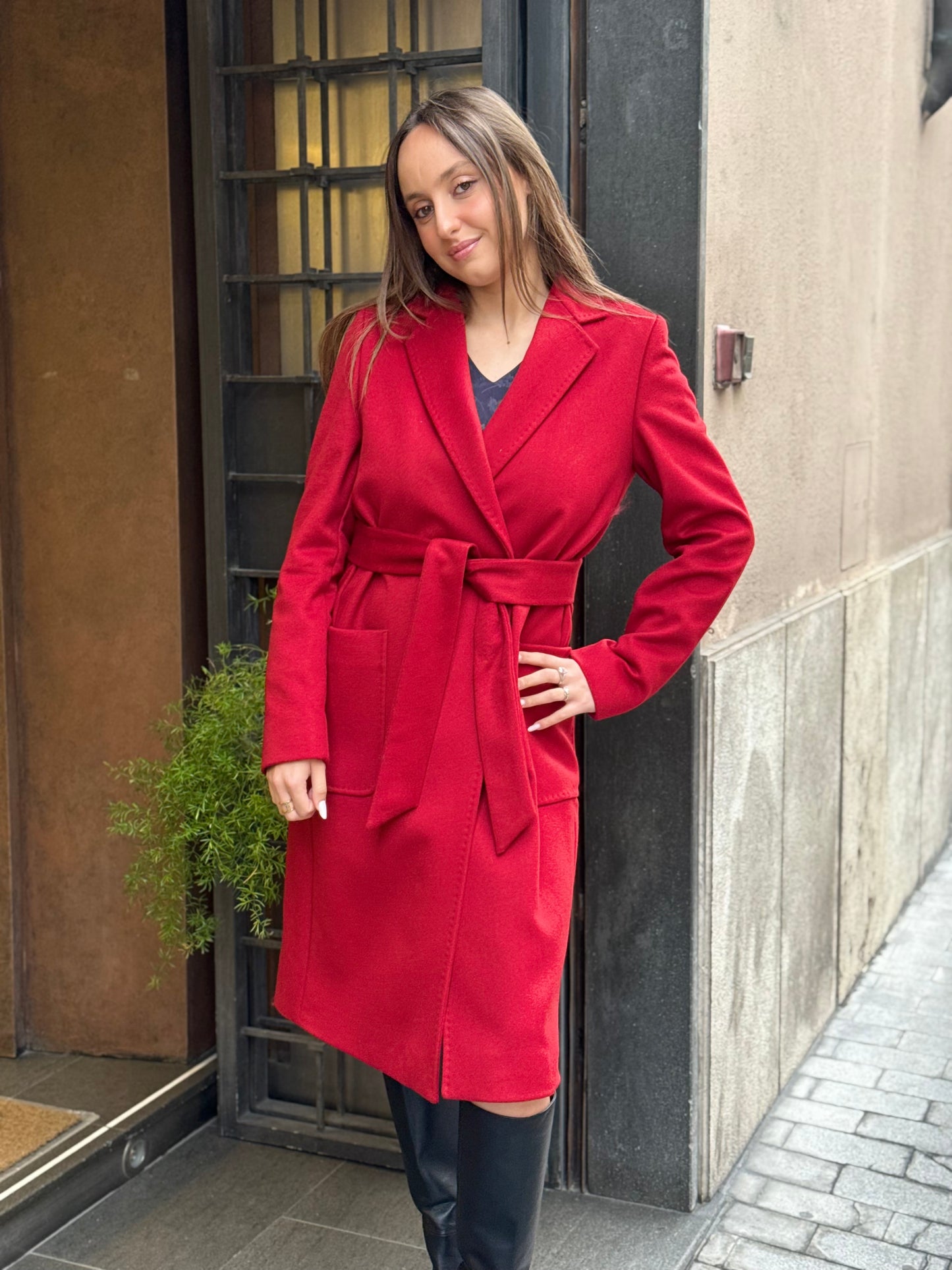 Chiarulli Cappotto FLAVIA rosso