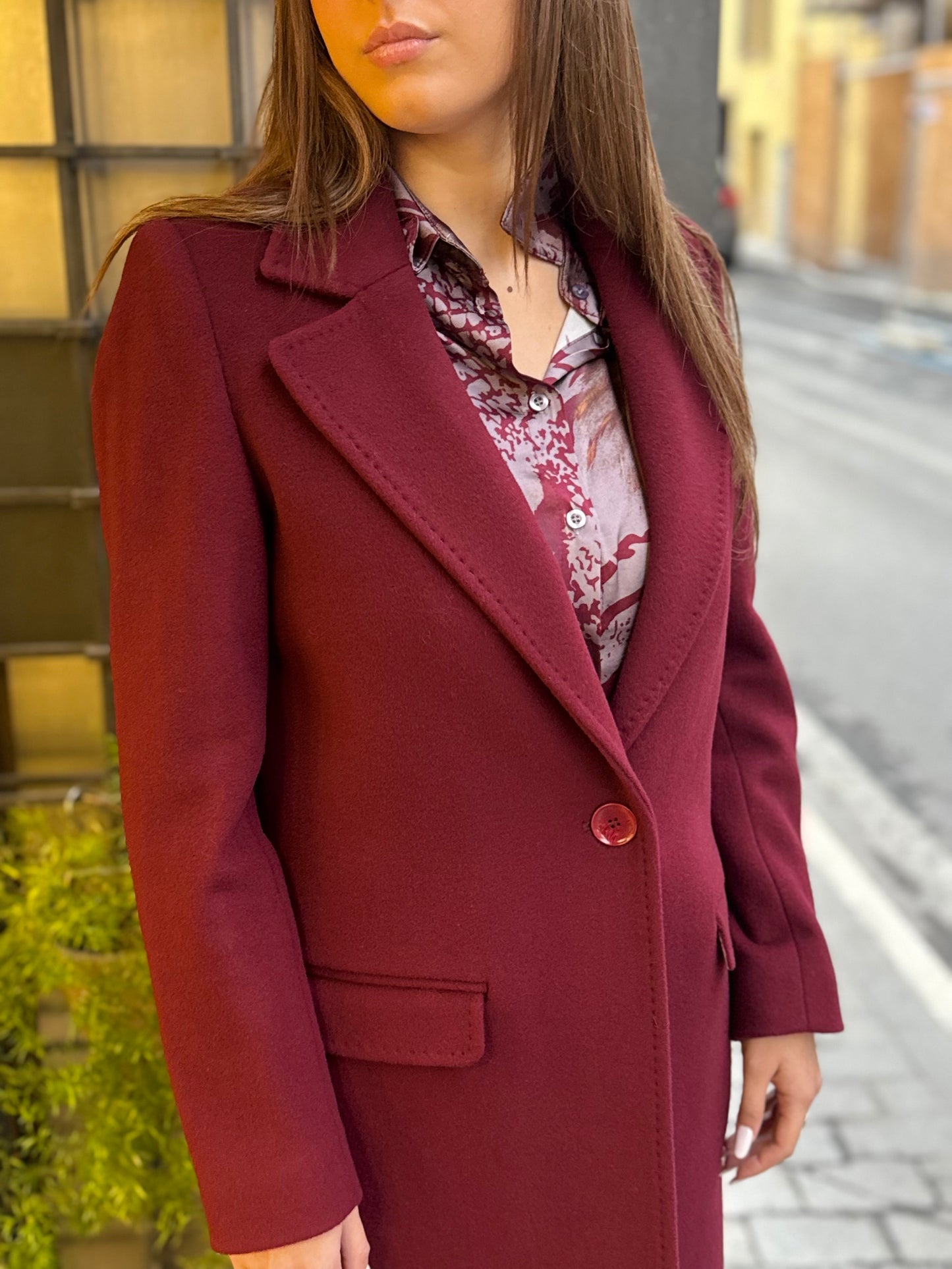 Chiarulli Cappotto EOS bordeaux