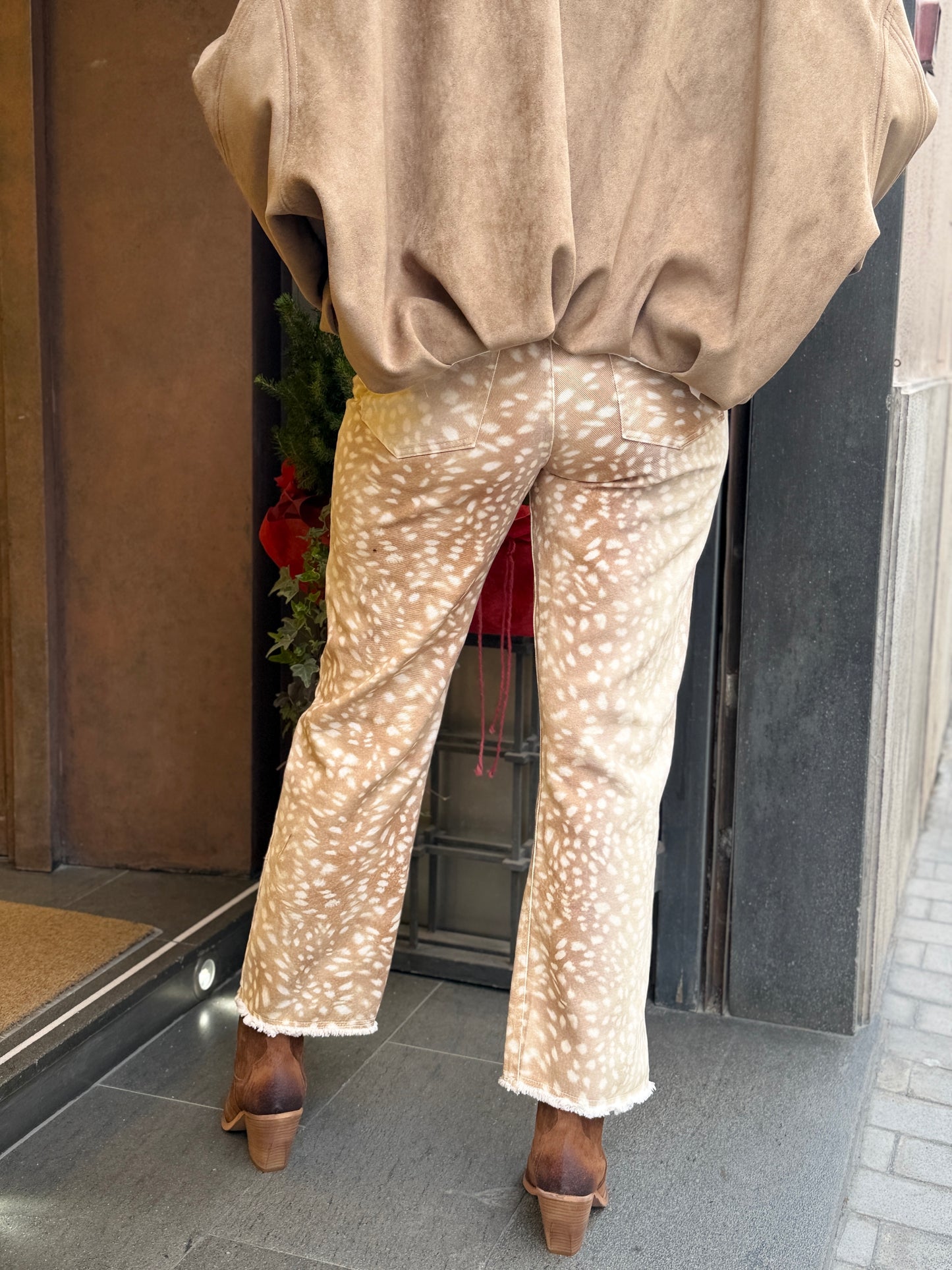 Tensione in Pantalone stampa Bambi