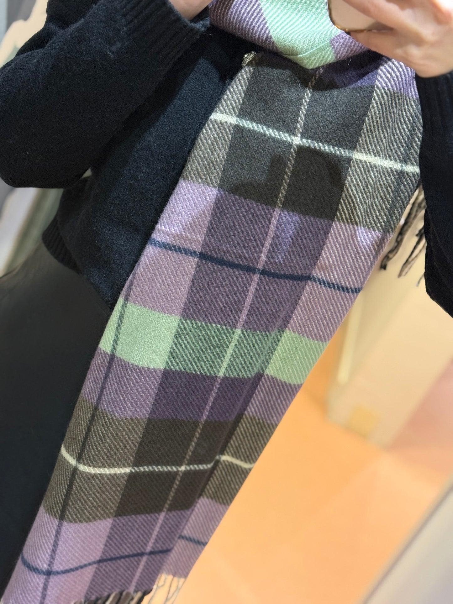 Sciarpa tartan 100% viscosa