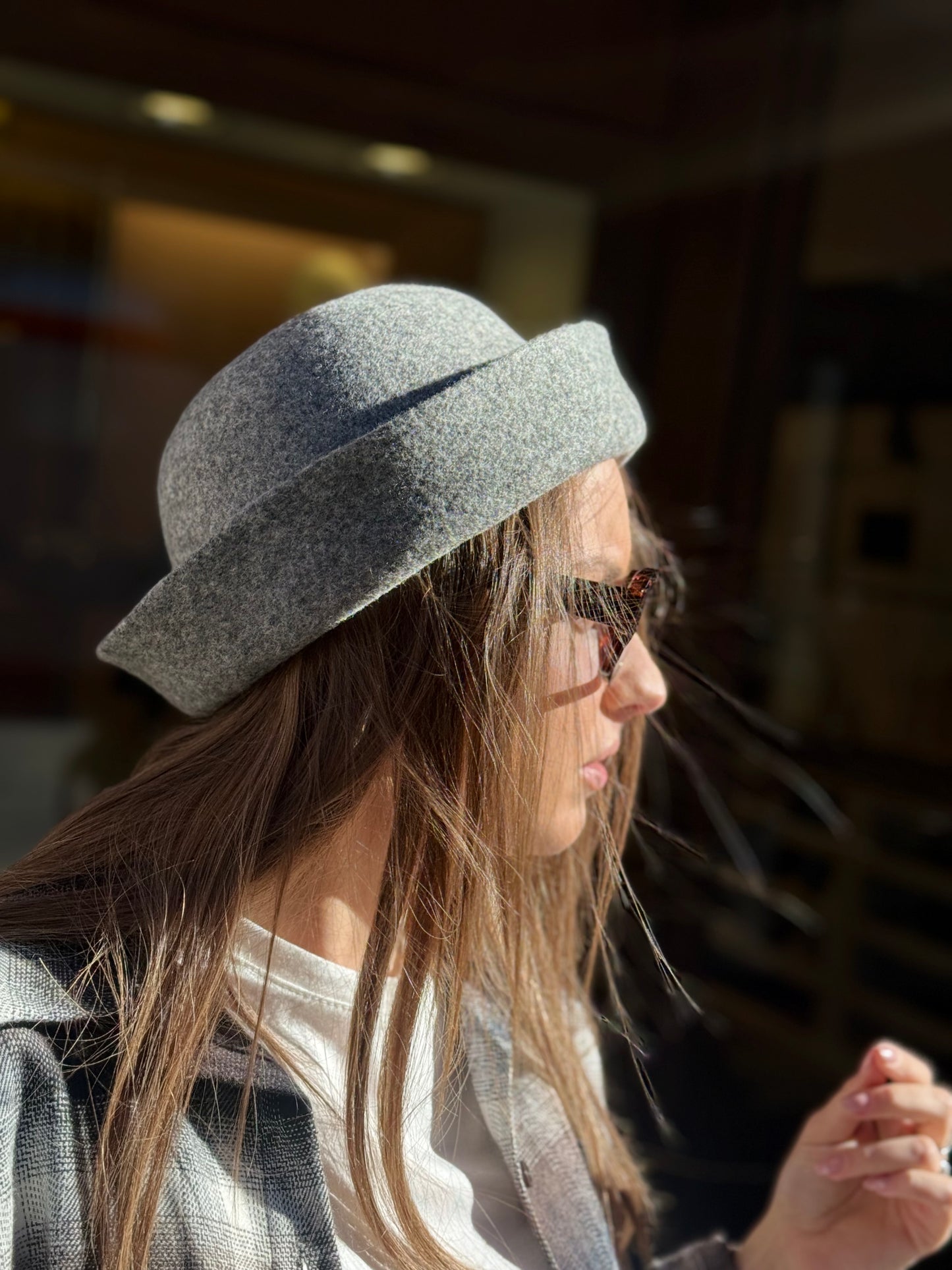 Cappello PARIS Grigio Chiaro