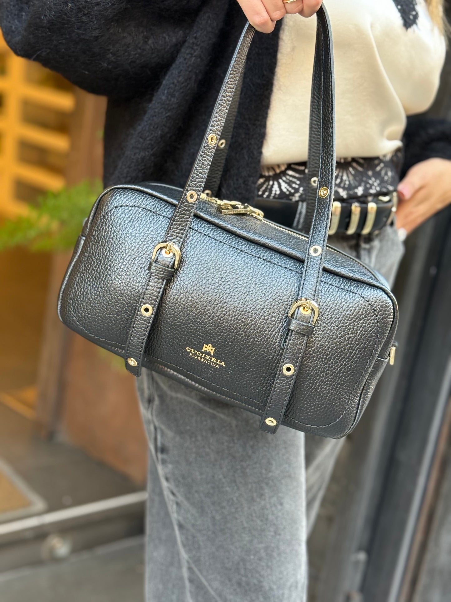 Cuoieria Fiorentina EVA SOFR DUFFLE NERO