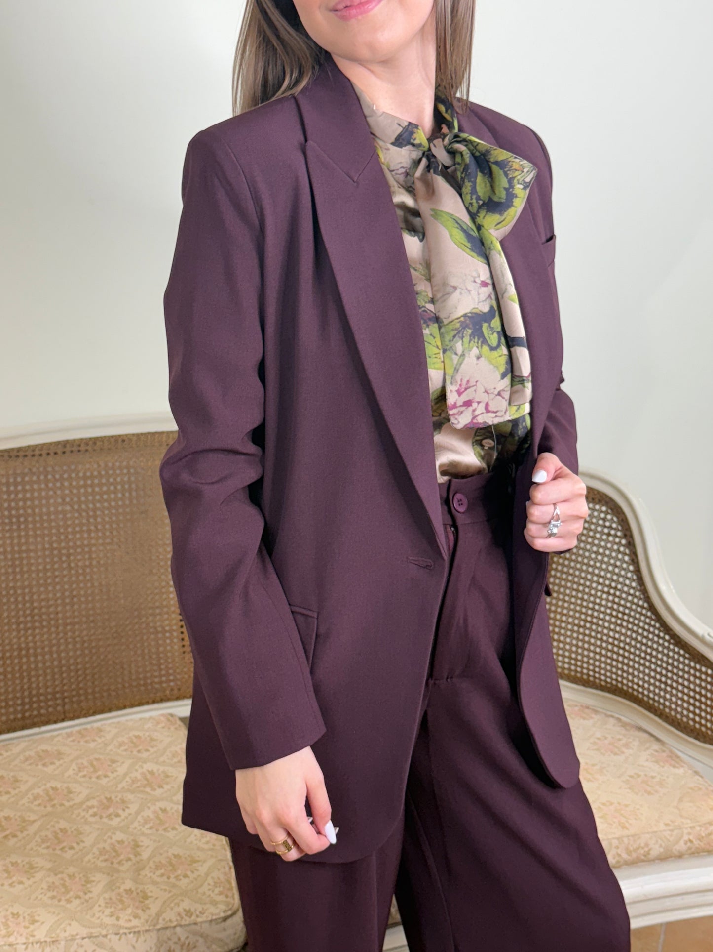 Anonyme RING JACKET burgundy