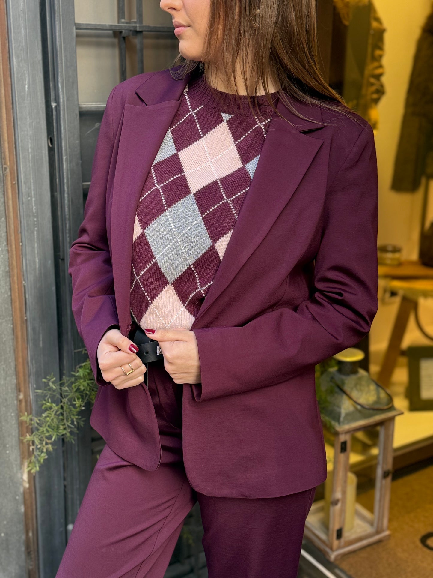 Tensione In Giacca punto Milano BORDEAUX