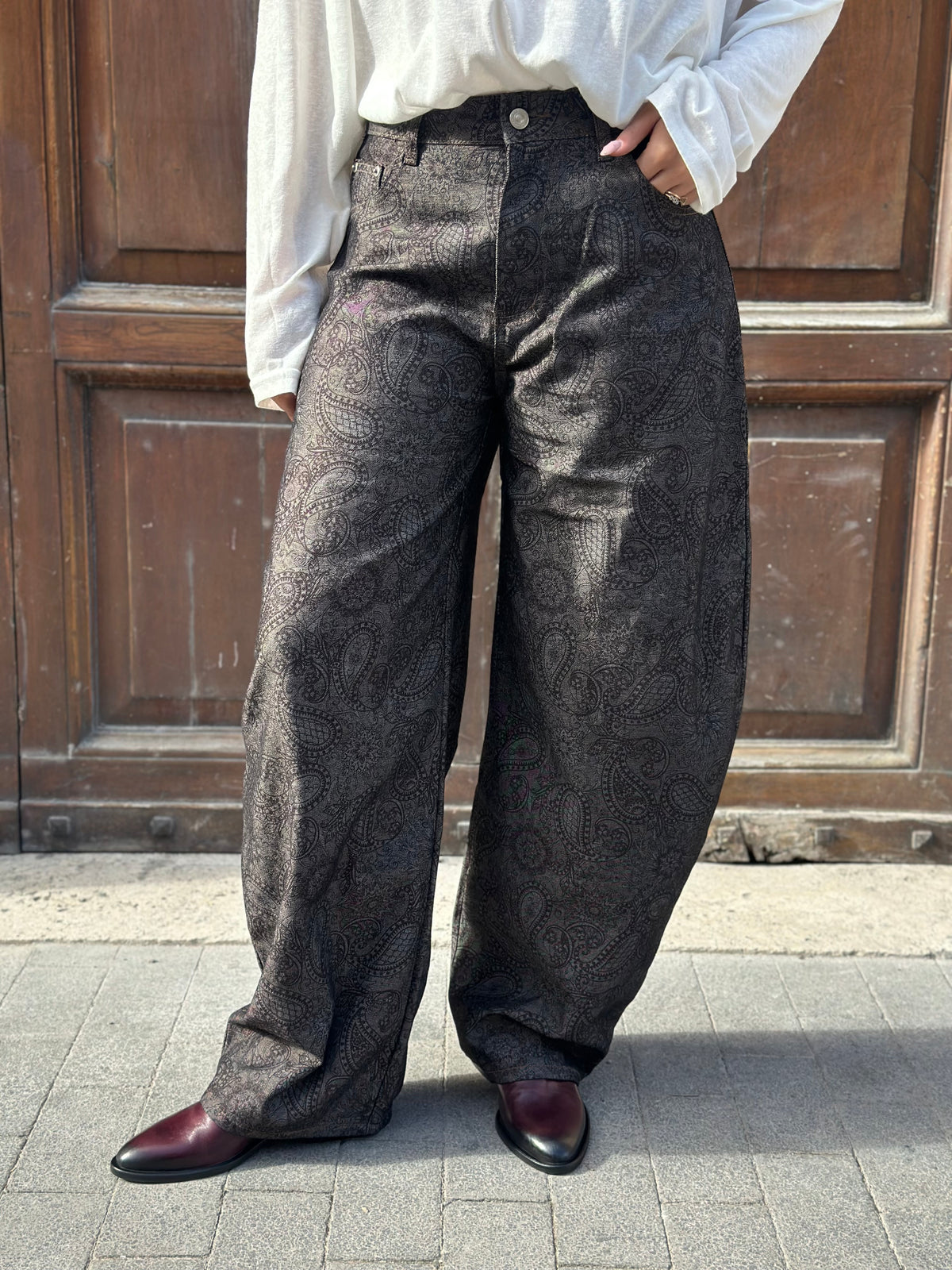 Jeans stampa PEASLY