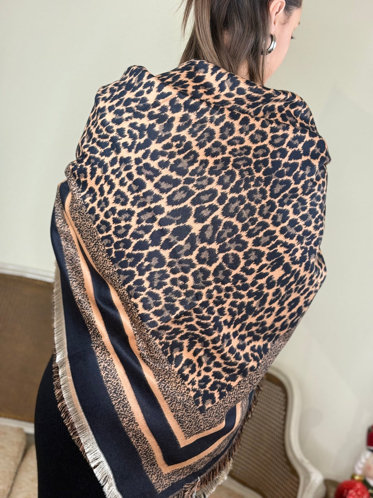 Maxi Sciarpa MACULATO BROWN