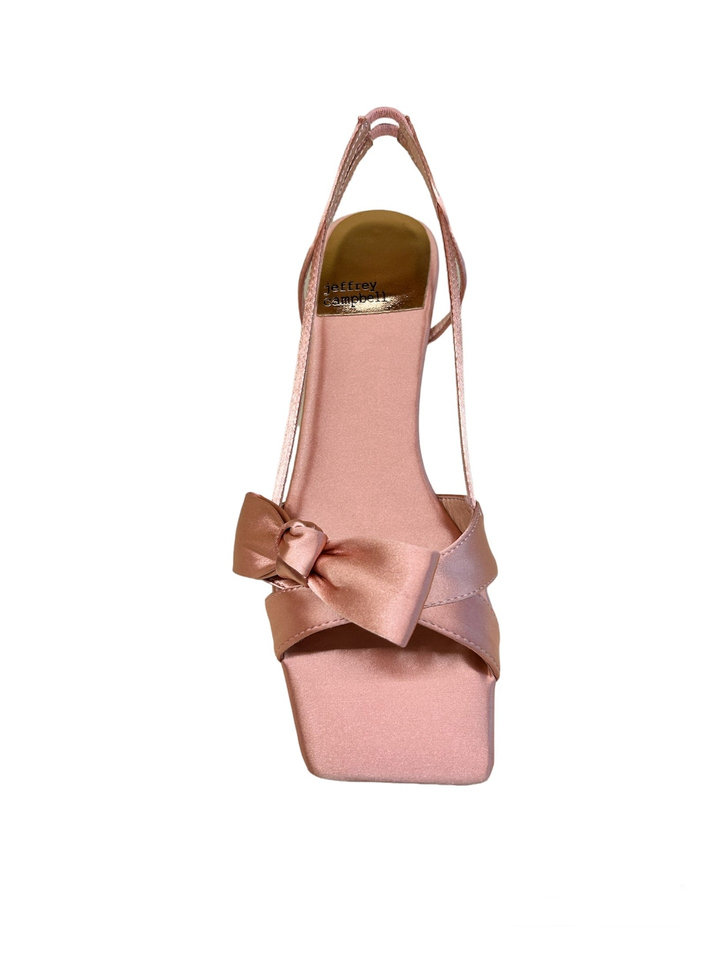 Jeffrey Campbell TAKEABOW-L natural satin