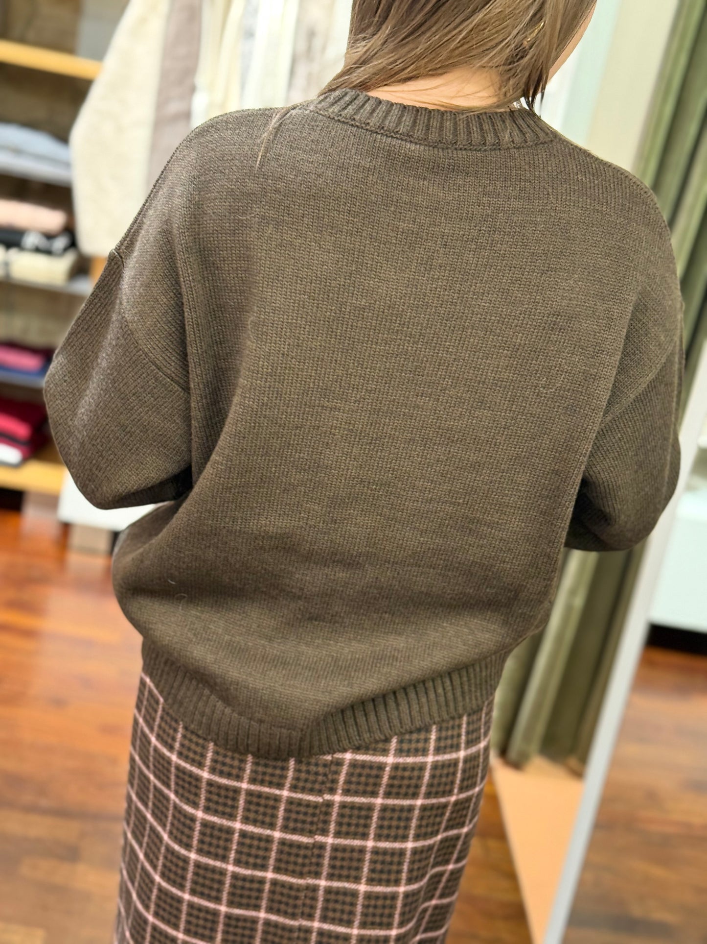 Tensione in Maglia "RUE CAMBON" MORO/ROSA