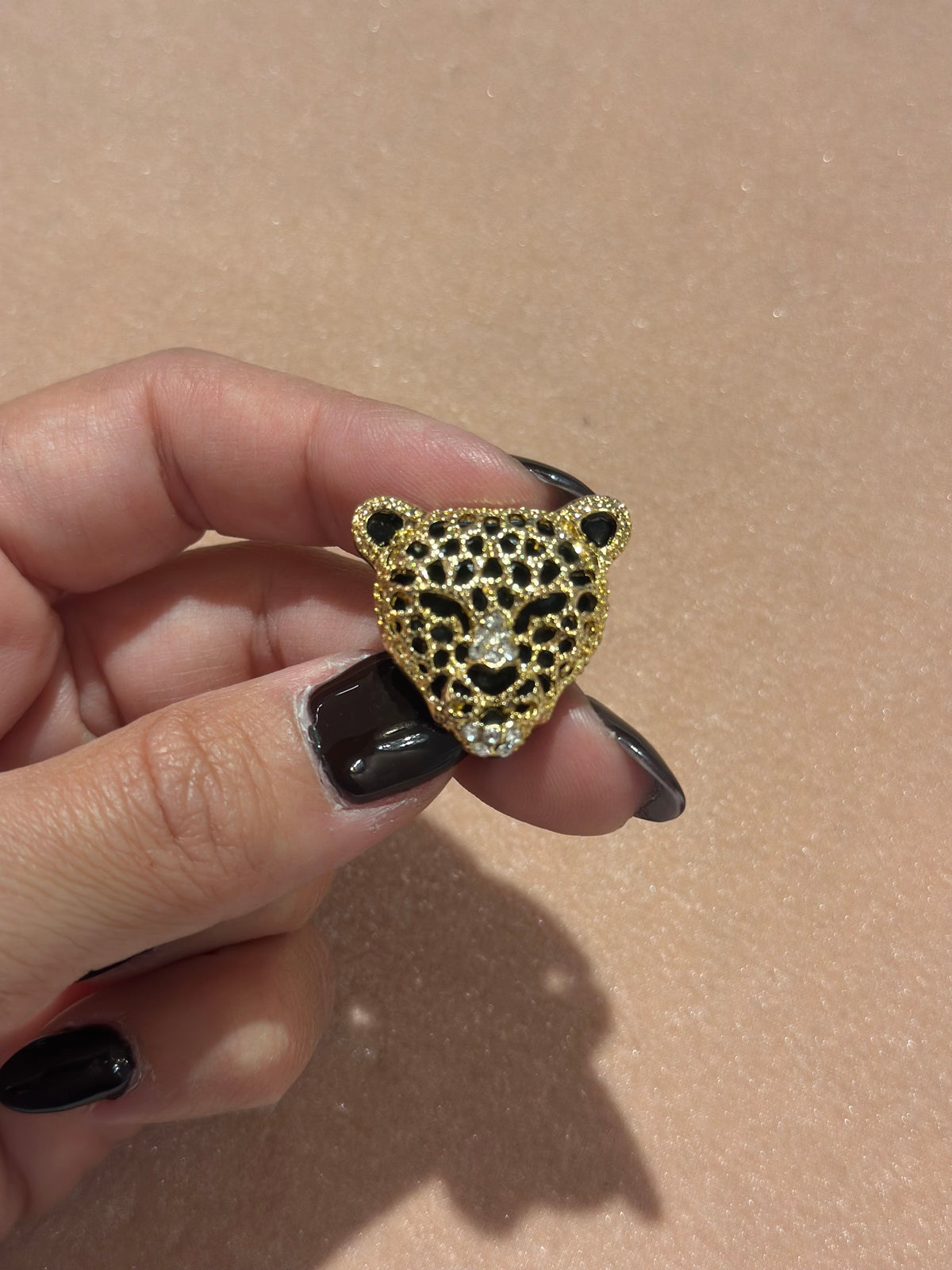 Spilla GHEPARDO strass