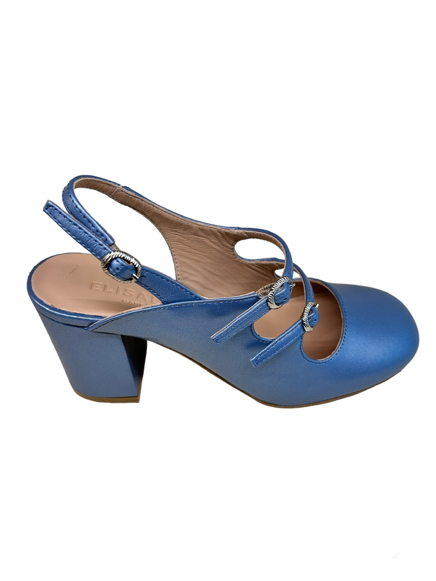 Elisa Lanci- SANDY- Mary Jane perlato denim