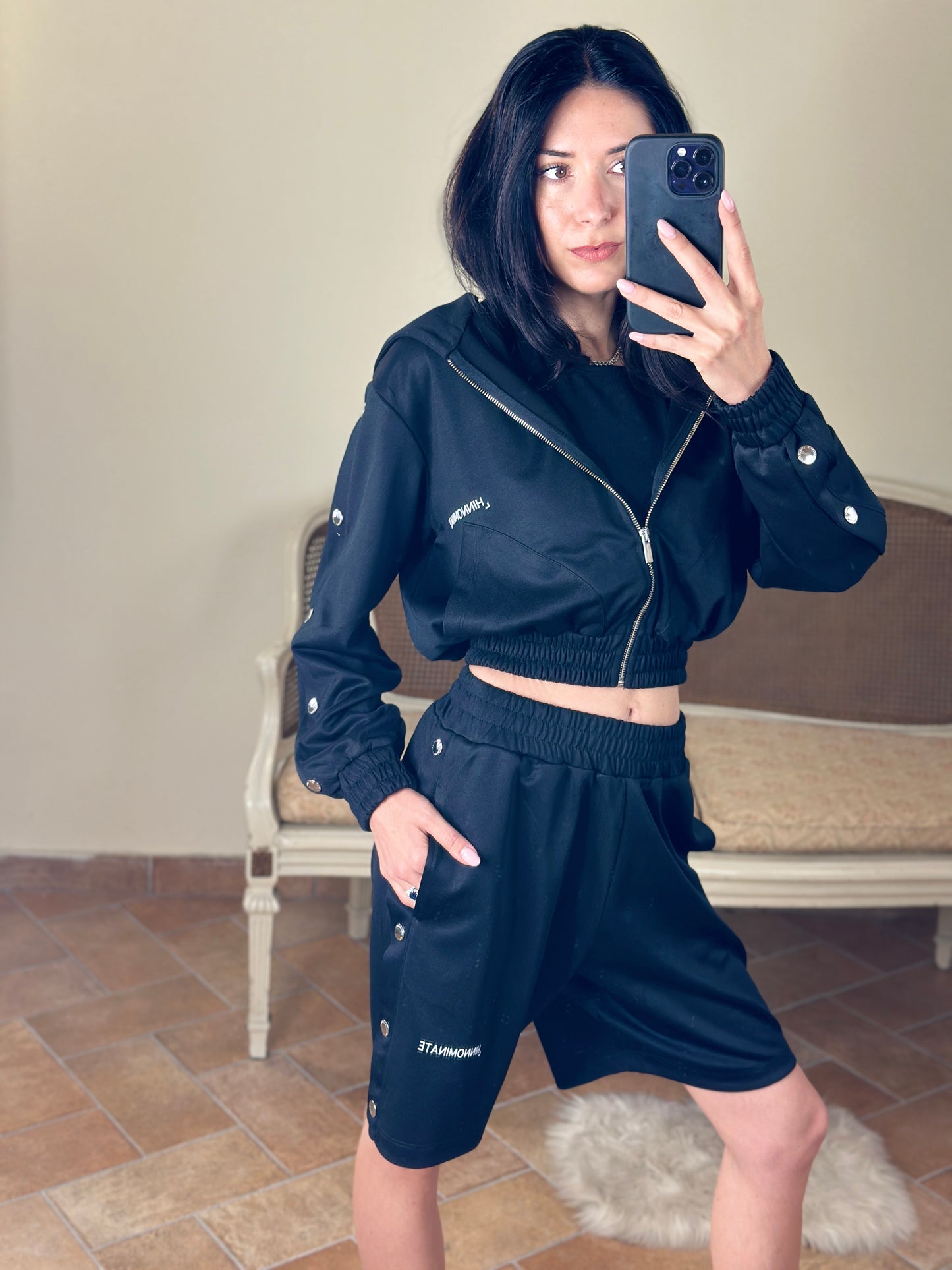 Hinnominate bermuda in triacetato