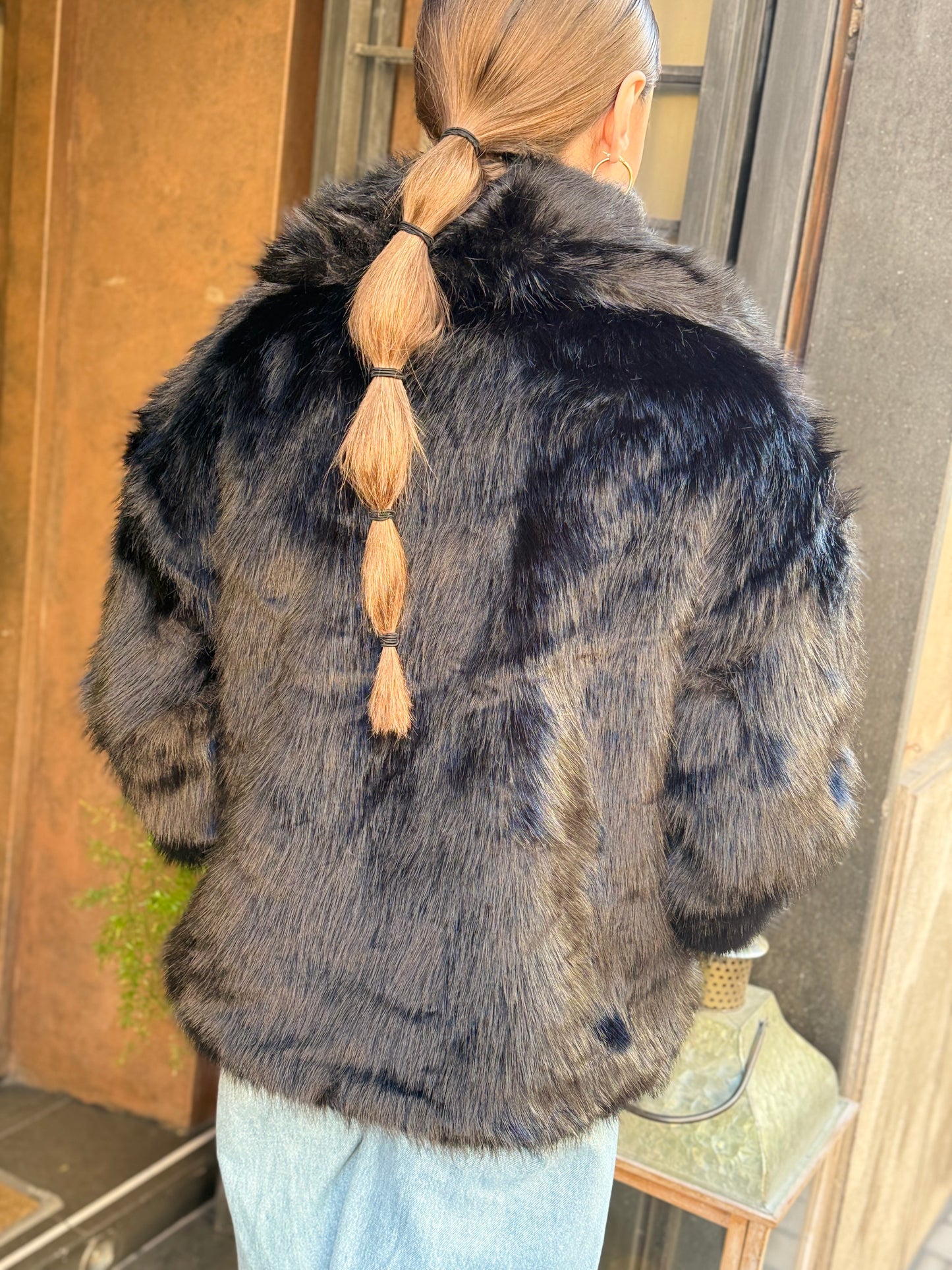 Ecopelliccia VERONICA Nero