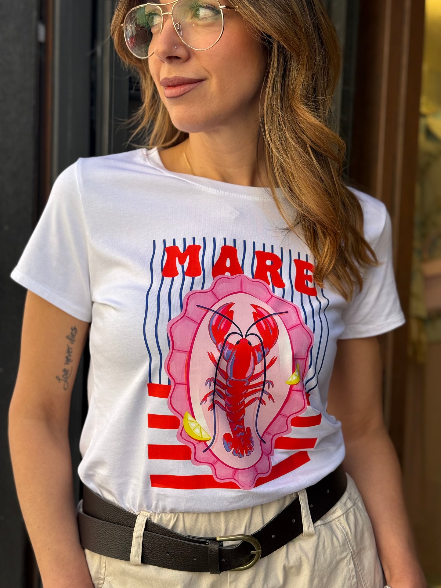 T-shirt stampa "ARAGOSTA"