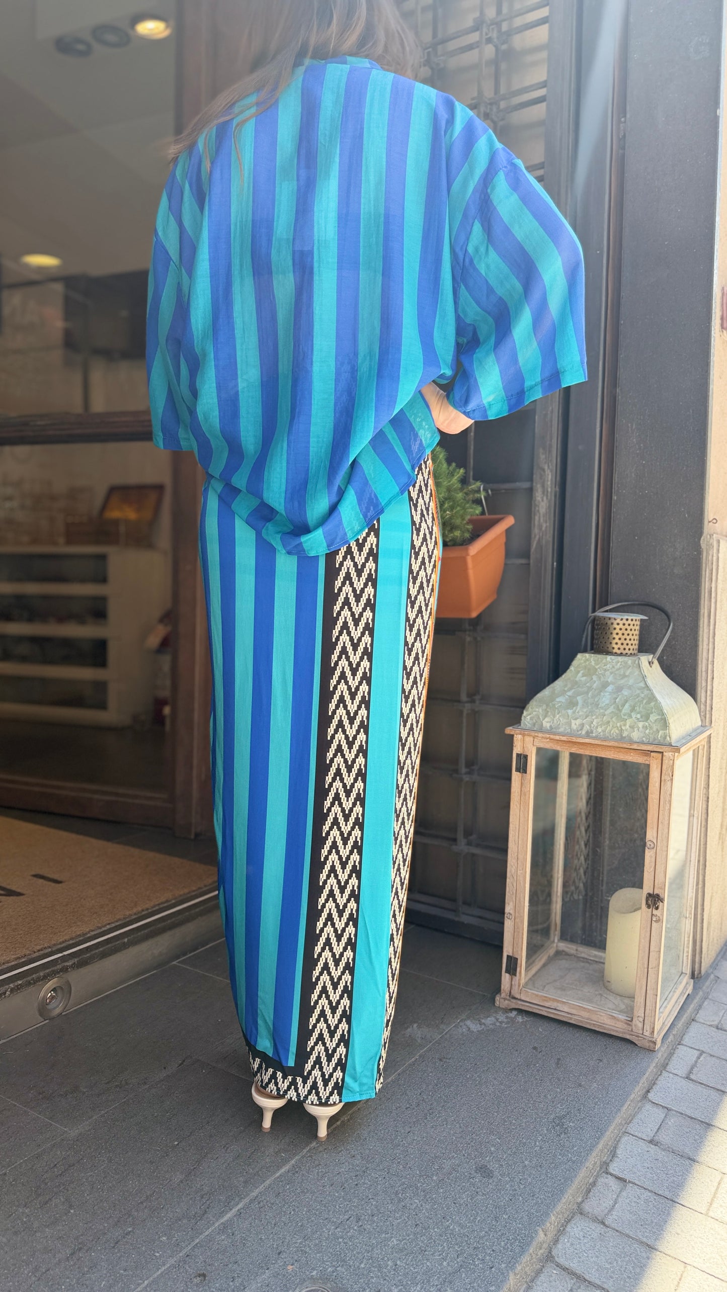 Tensione in Gonna lunga ELEFANTI Blu