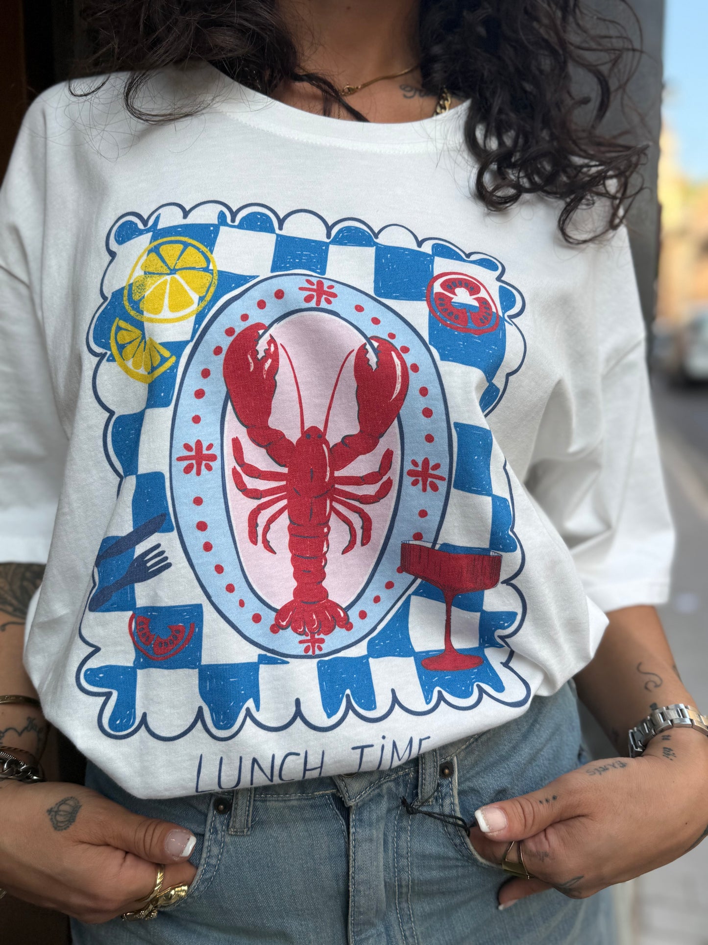 T-shirt " LUNCH TIME"