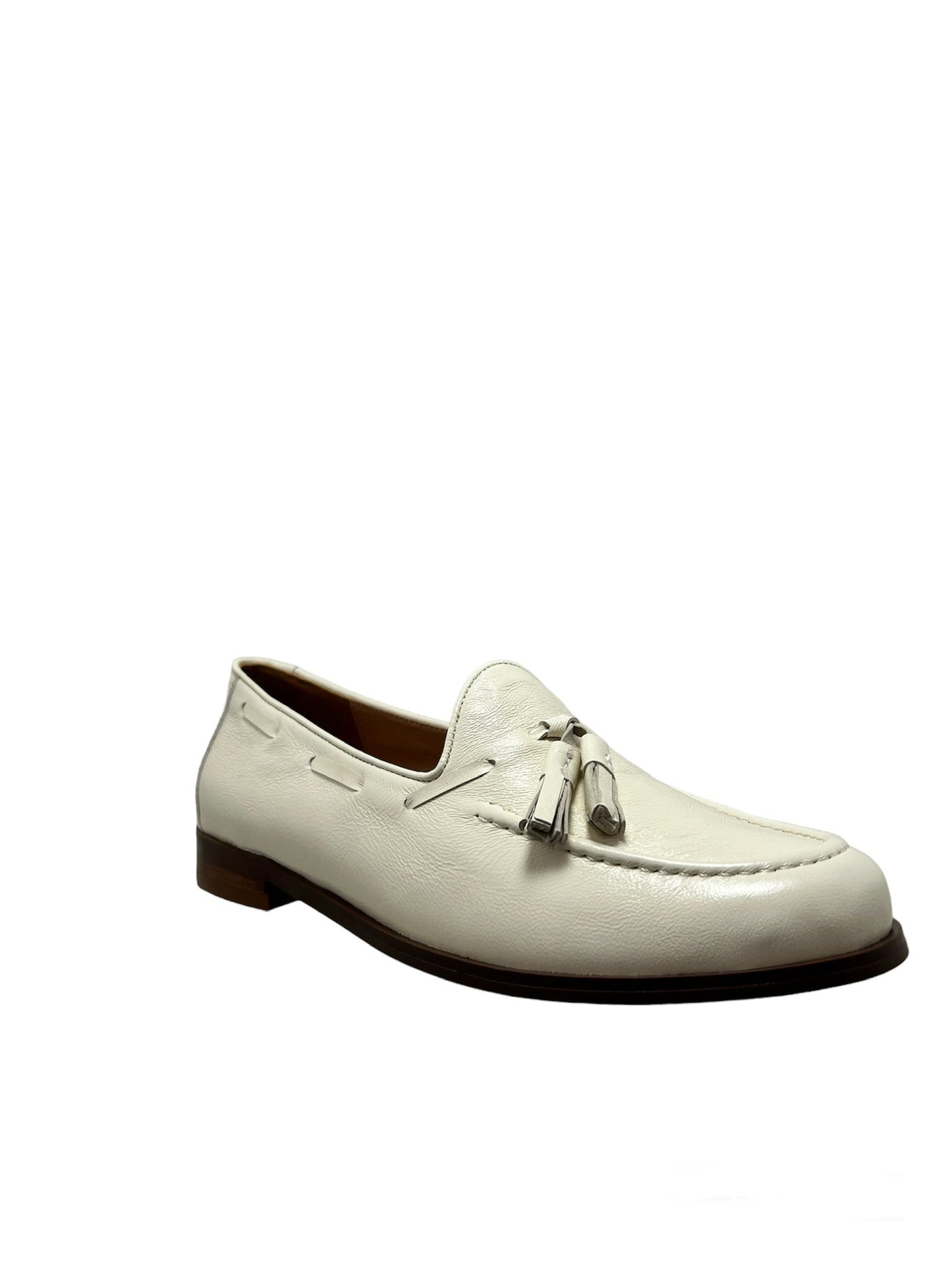 Bibi Lou Mocassino ARETA bianco in pelle lucida