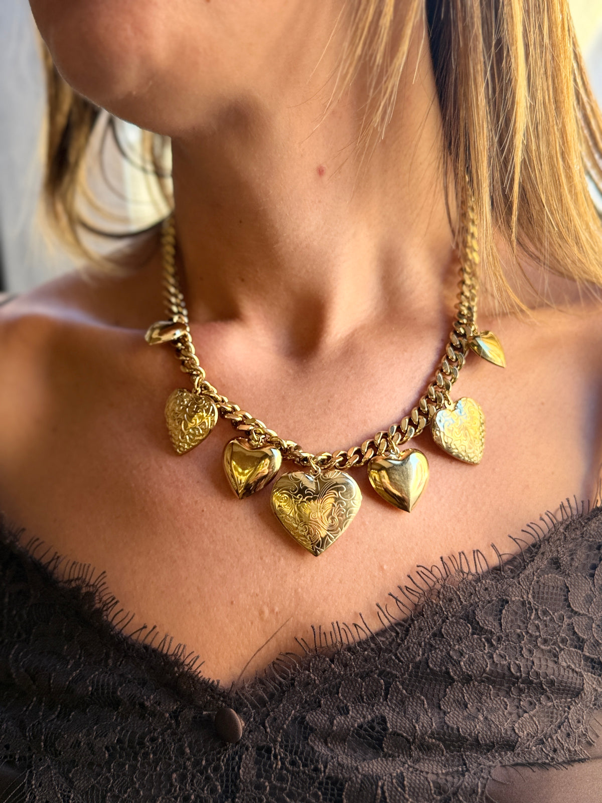 Collana Ciondoli CUORI