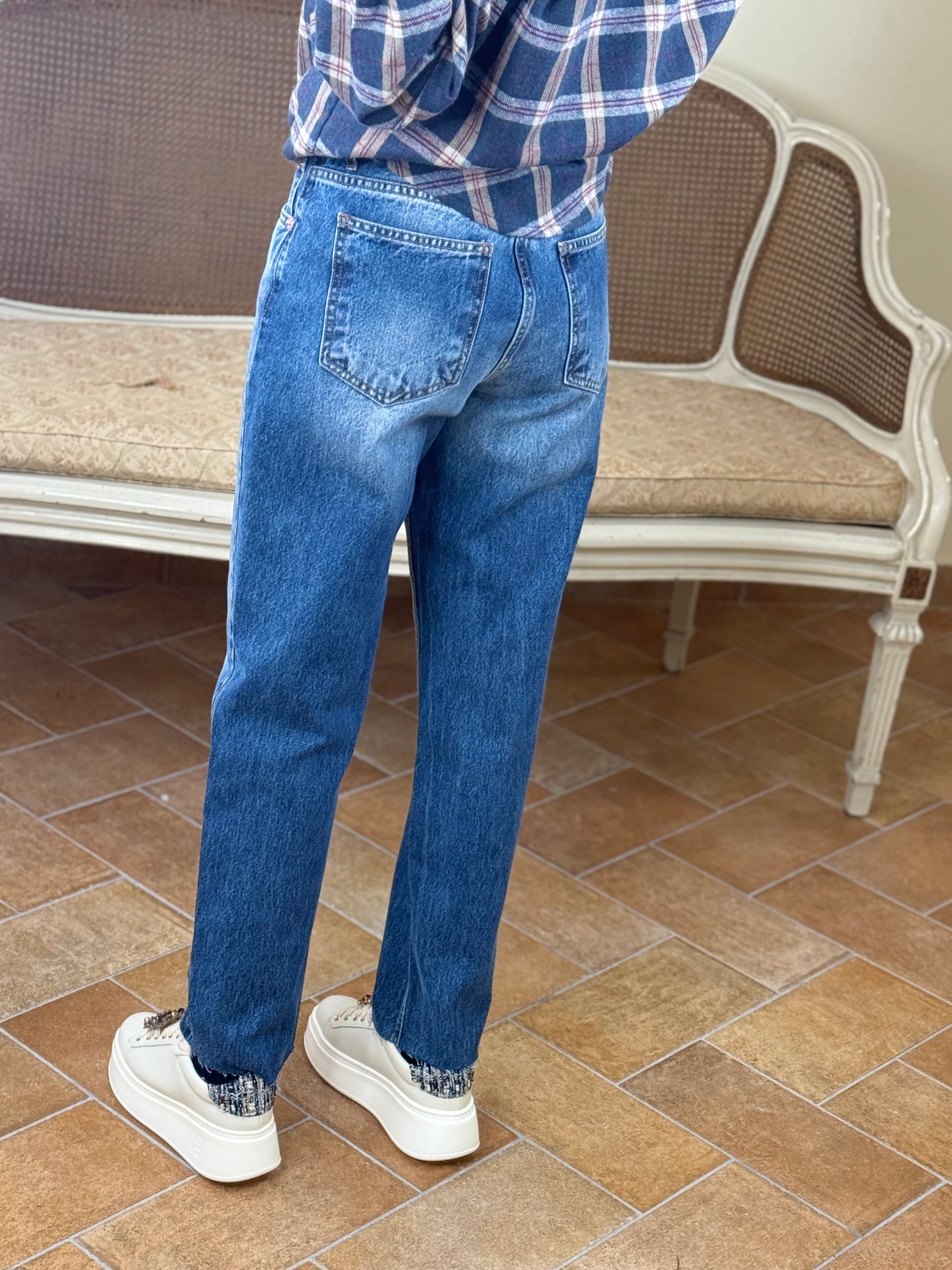 Tensione In Jeans dritto BLU DENIM