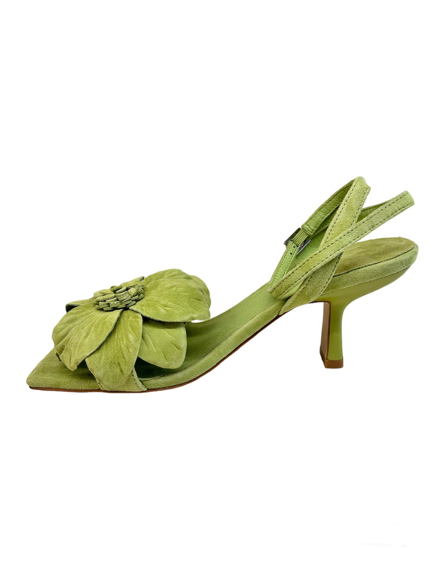 Jeffrey Cambpell Honululu Lime green suede