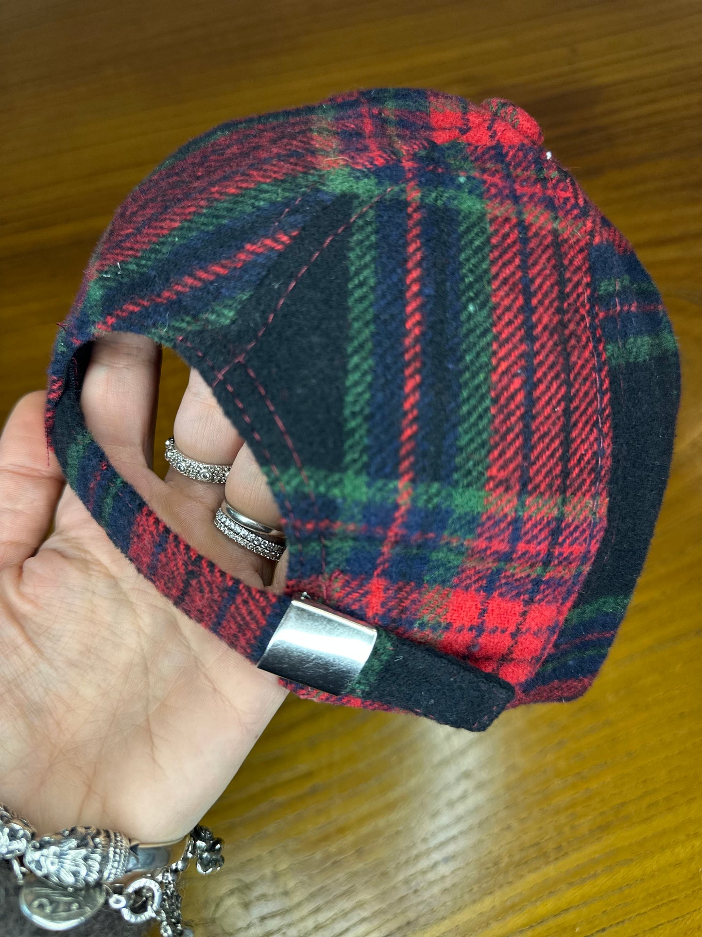 Cappellino baseball tartan