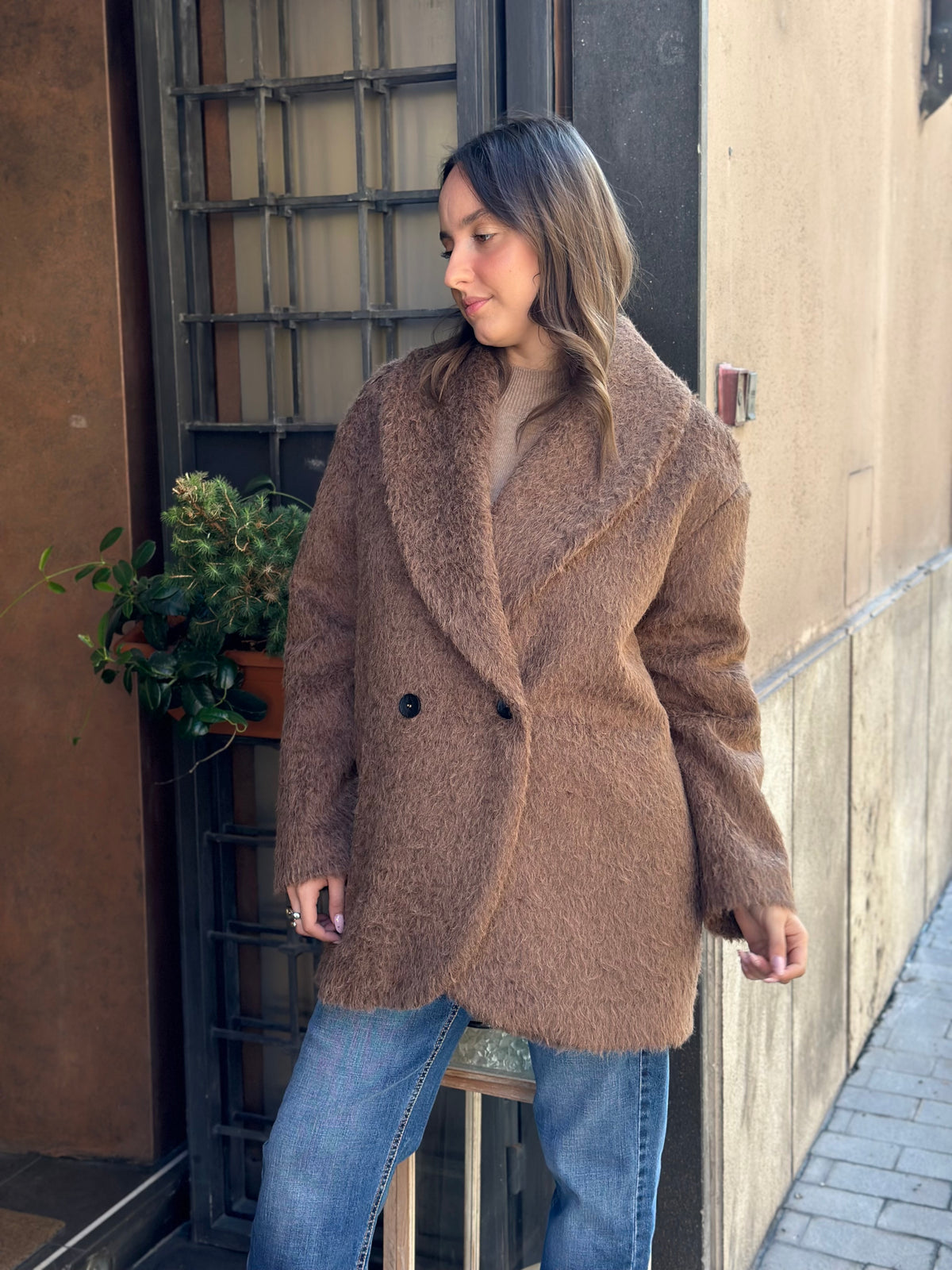 Bohemianvì cloud coat BROWN