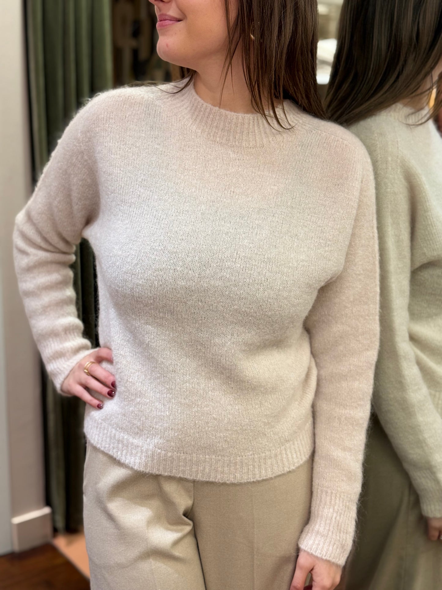 Tensione In Maglia in mohair BURRO