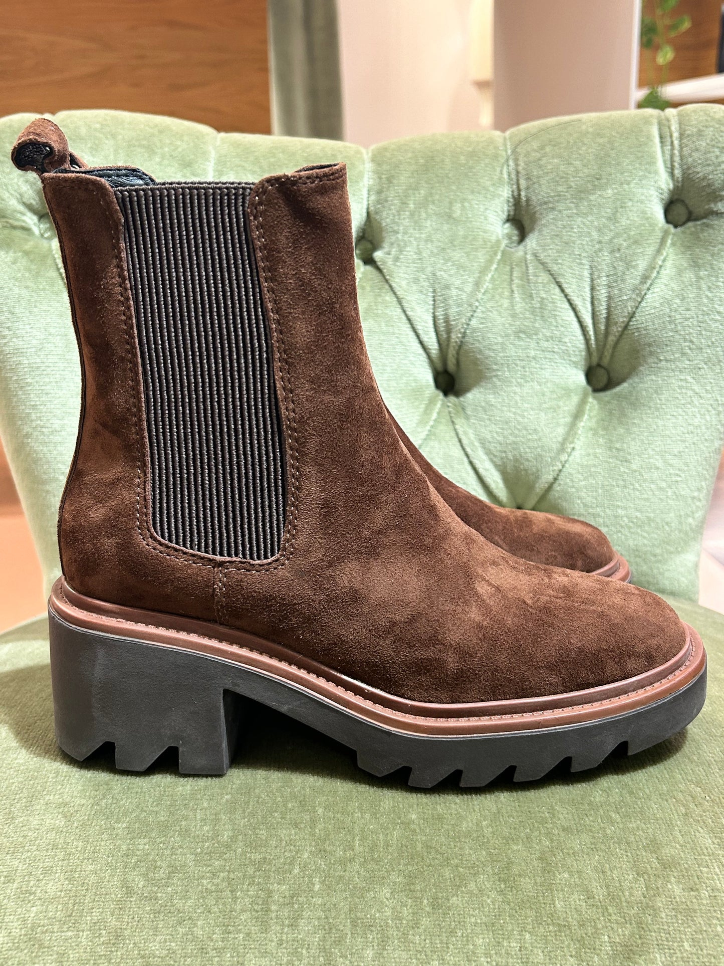 Bibi Lou beatles BOTINES suede cioccolato