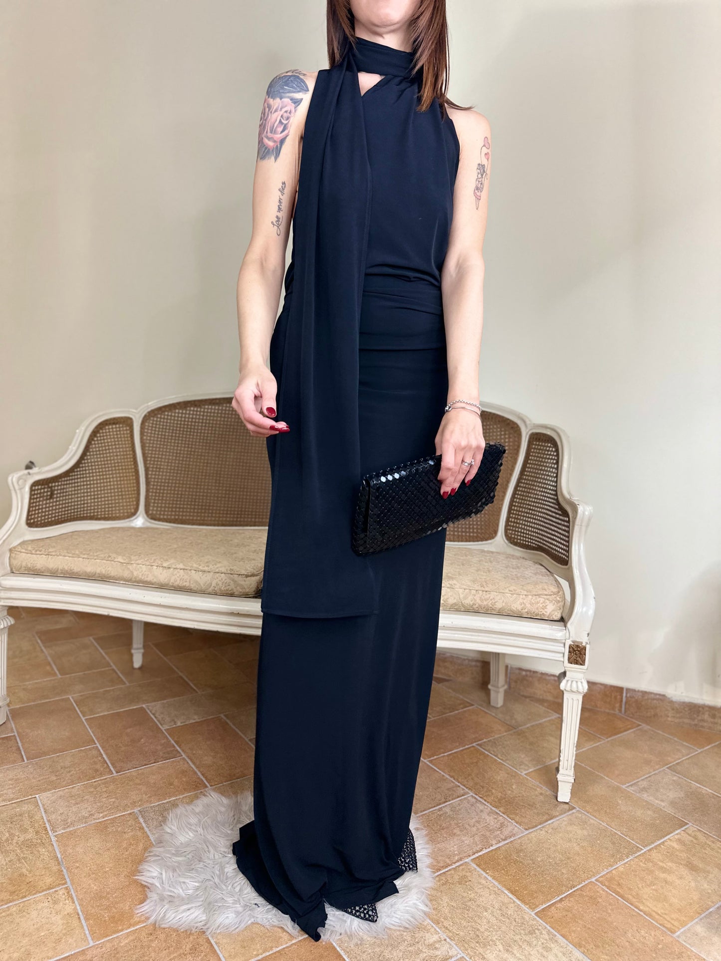 Eleh Abito lungo con anello laterale