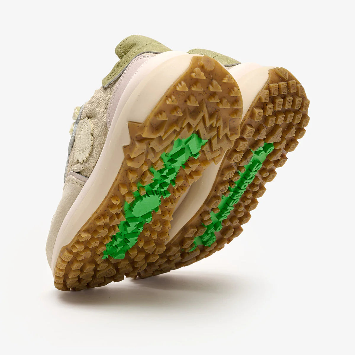 Satorisan CHACRONA lino whitewisp MULTI GREEN