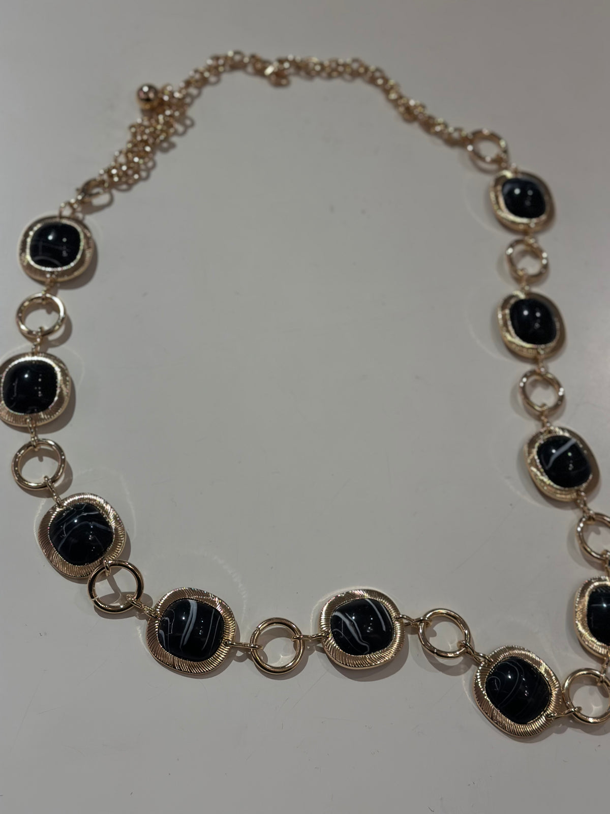 Cintura gioiello NERO/ORO