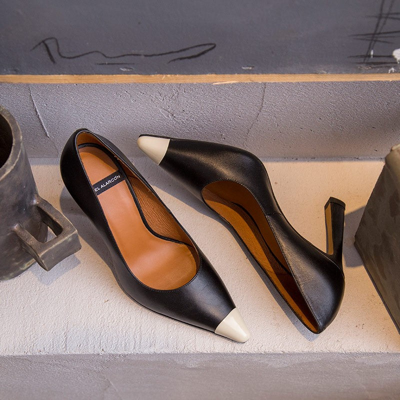 Angel Alarcon décolleté bicolor