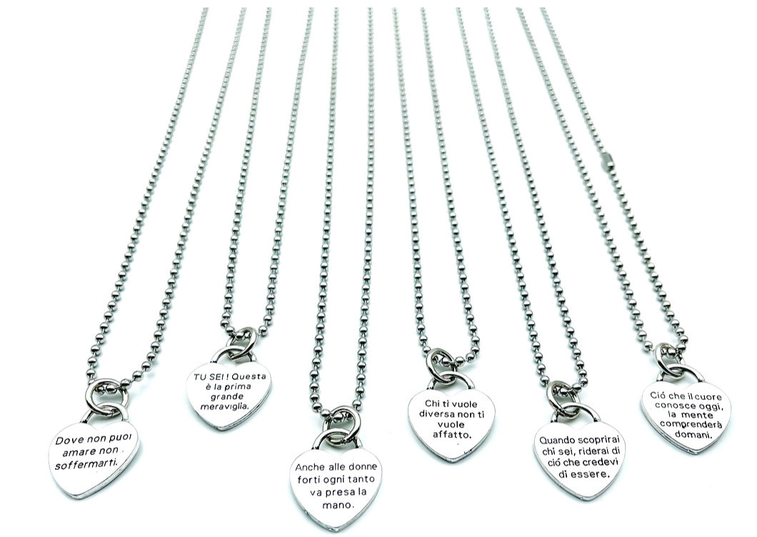 MUPAJI Collana lunga cuore