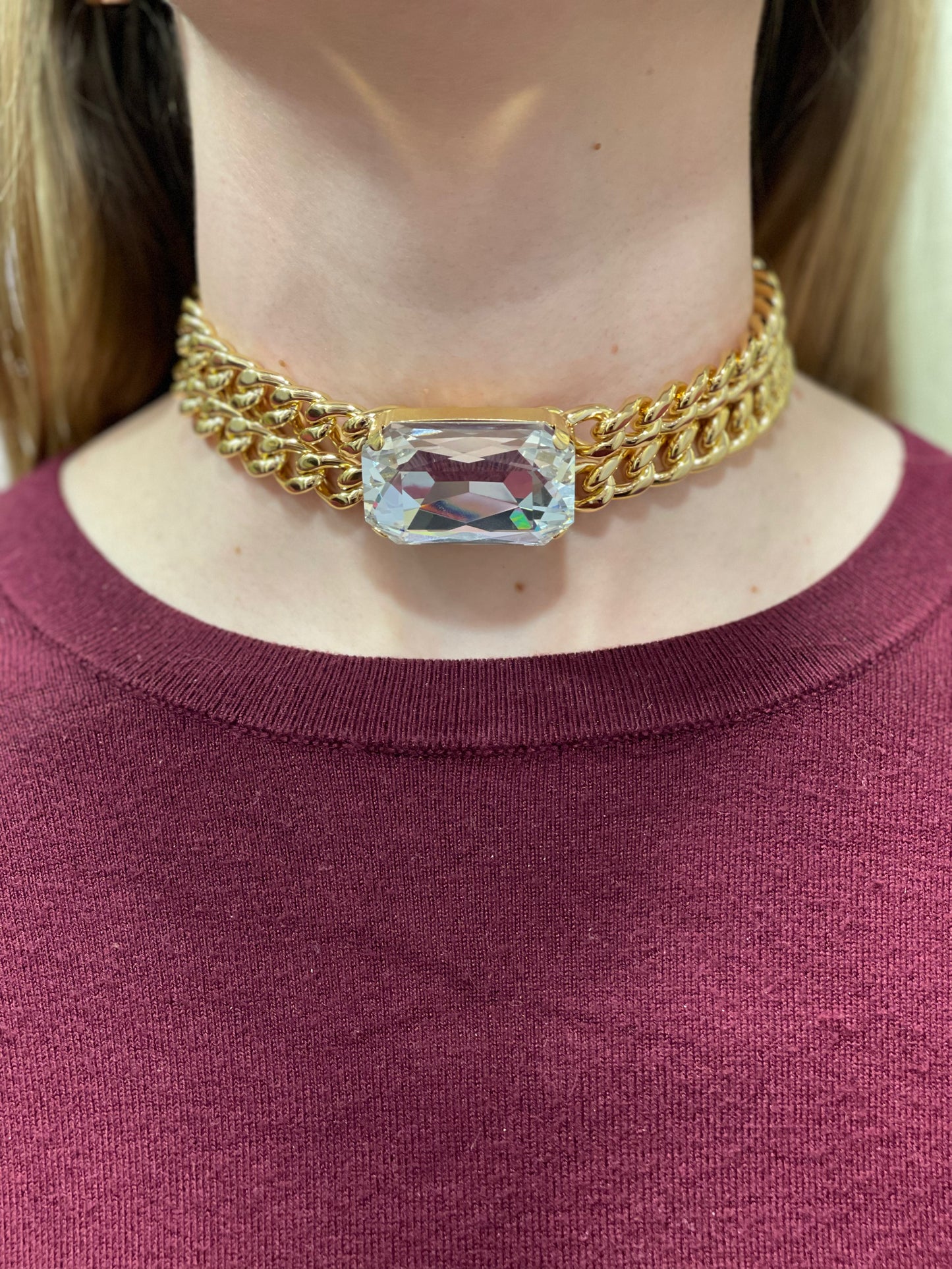 Cora Regina collana catena e gioiello