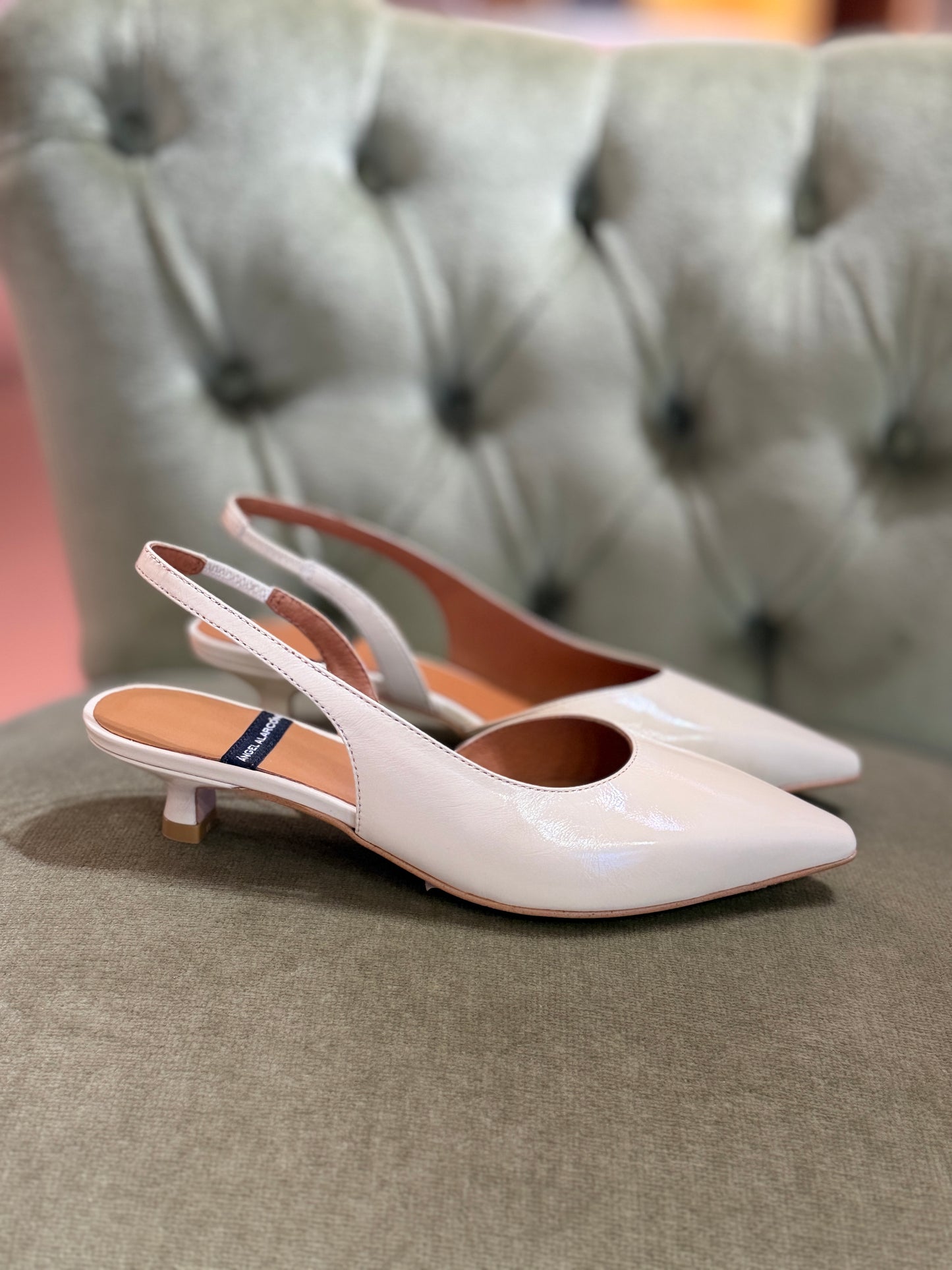 Angel Alarcon  FABIANA slingback VANIGLIA
