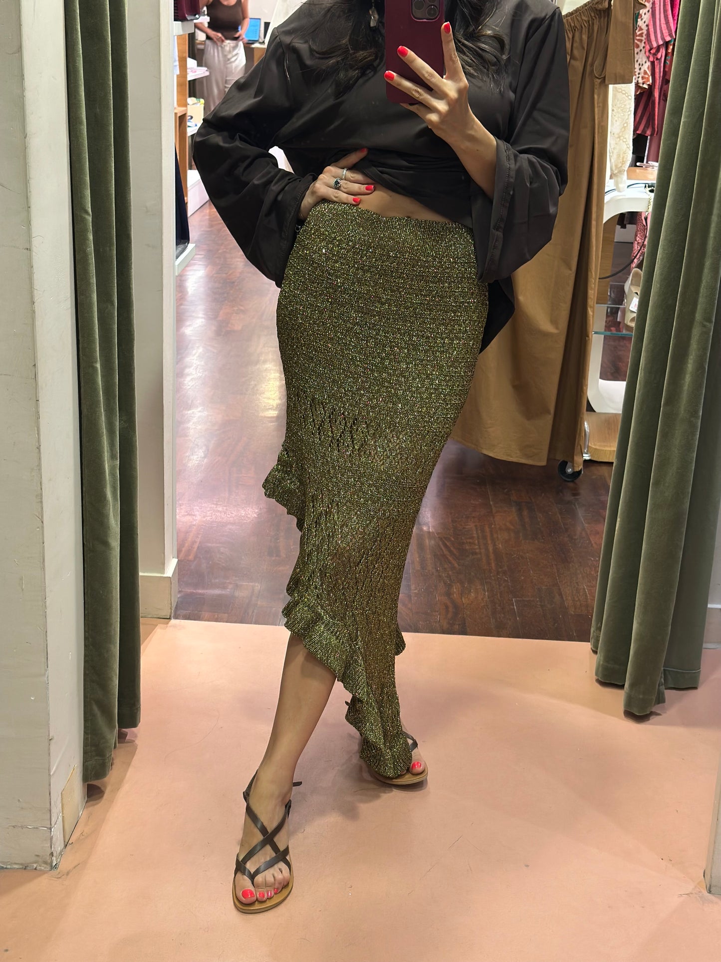 Gonna IBIZA Crochet LUREX (Disponibile in più varianti colore)