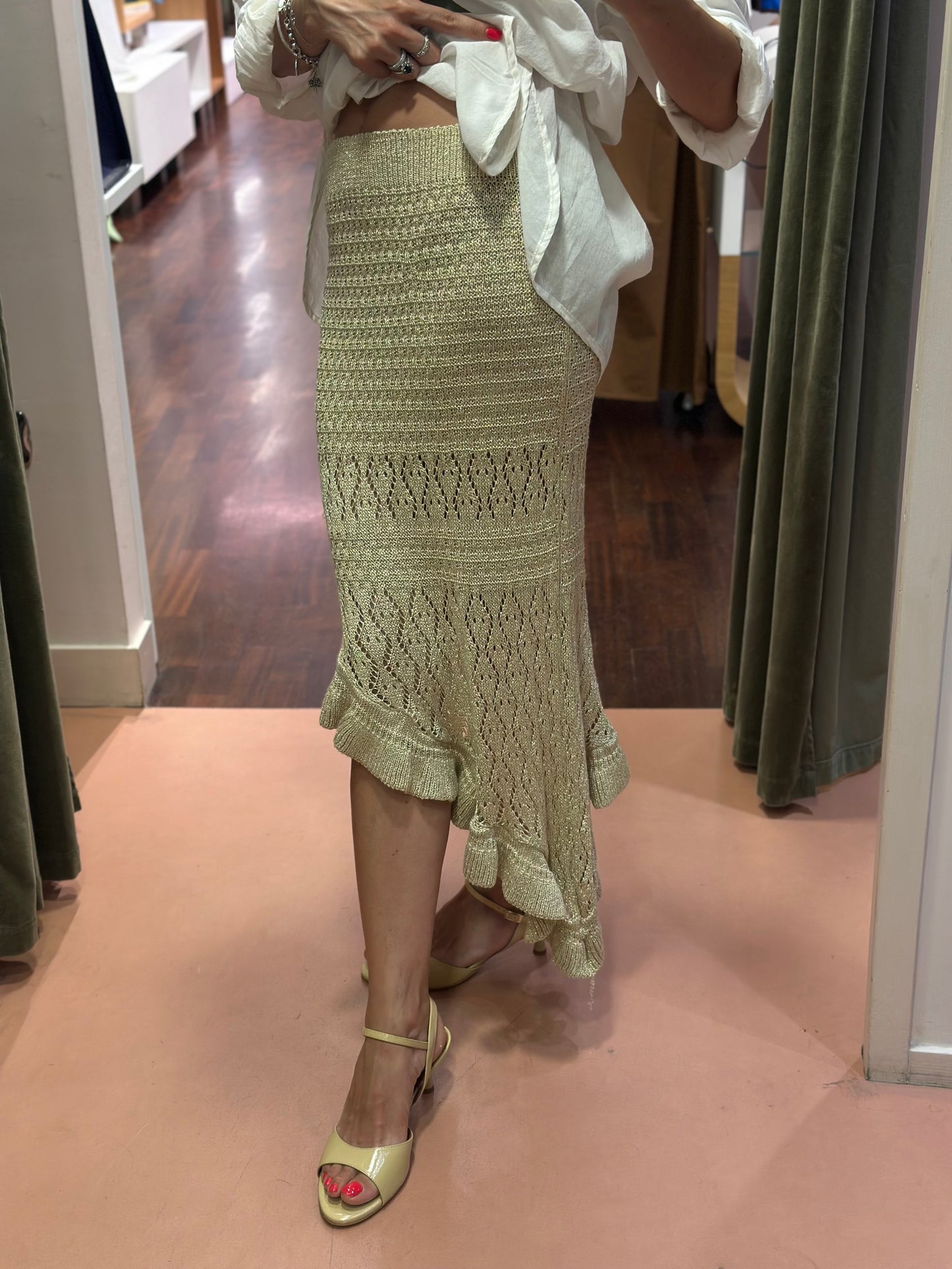 Gonna IBIZA Crochet LUREX (Disponibile in più varianti colore)