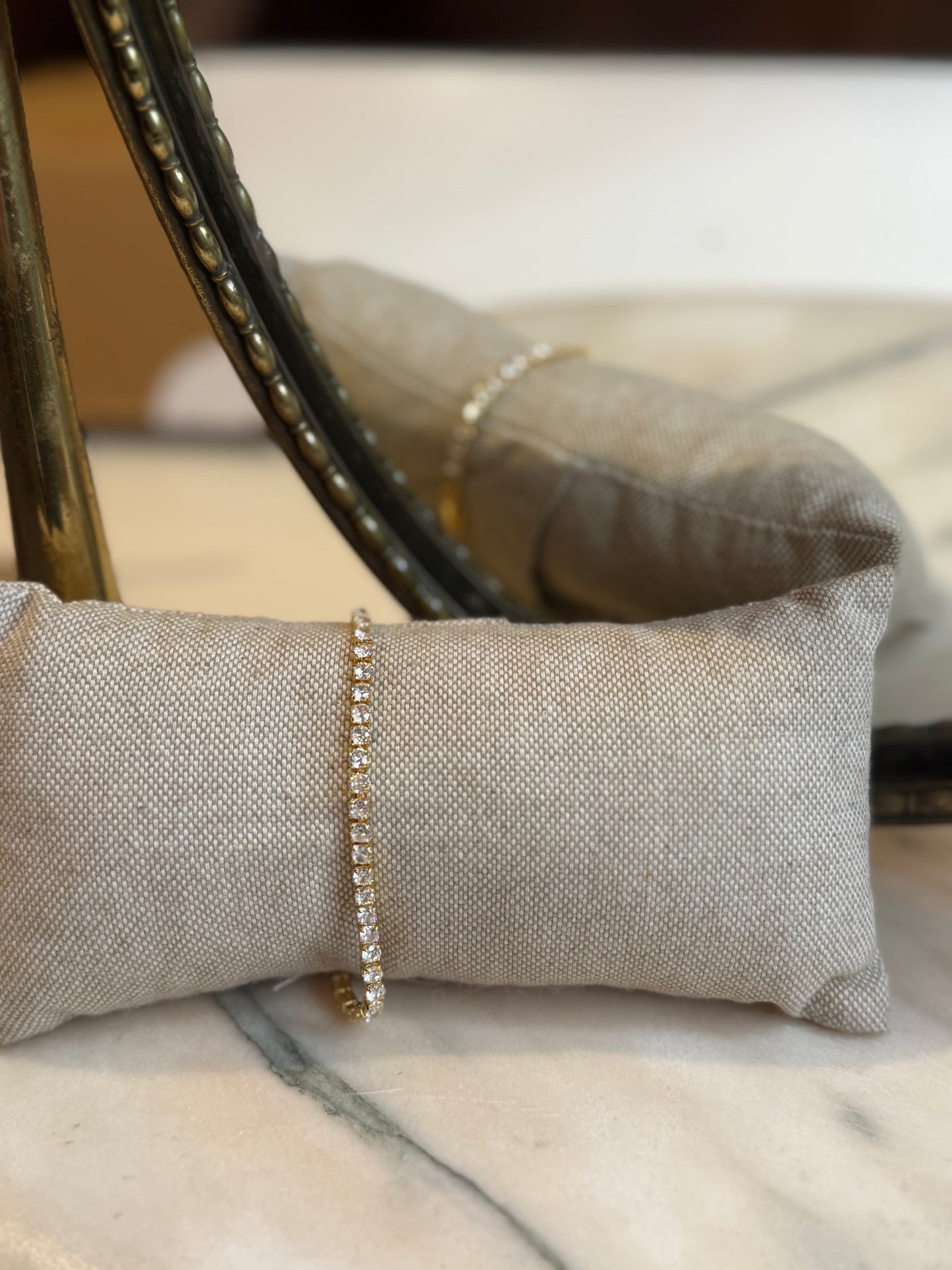 Bracciale tennis medio ORO