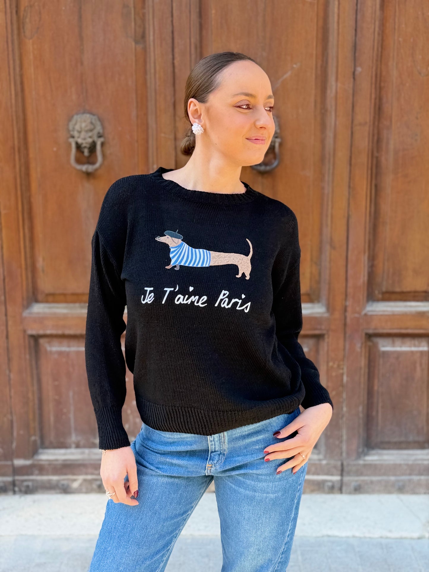 Maglia " Je T'aime Paris" NERA