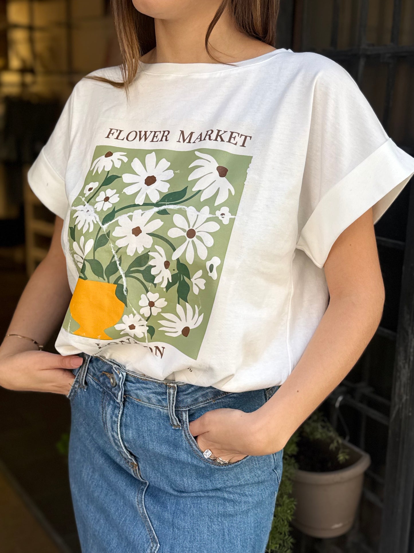 T-shirt " FLOWER MARKET"