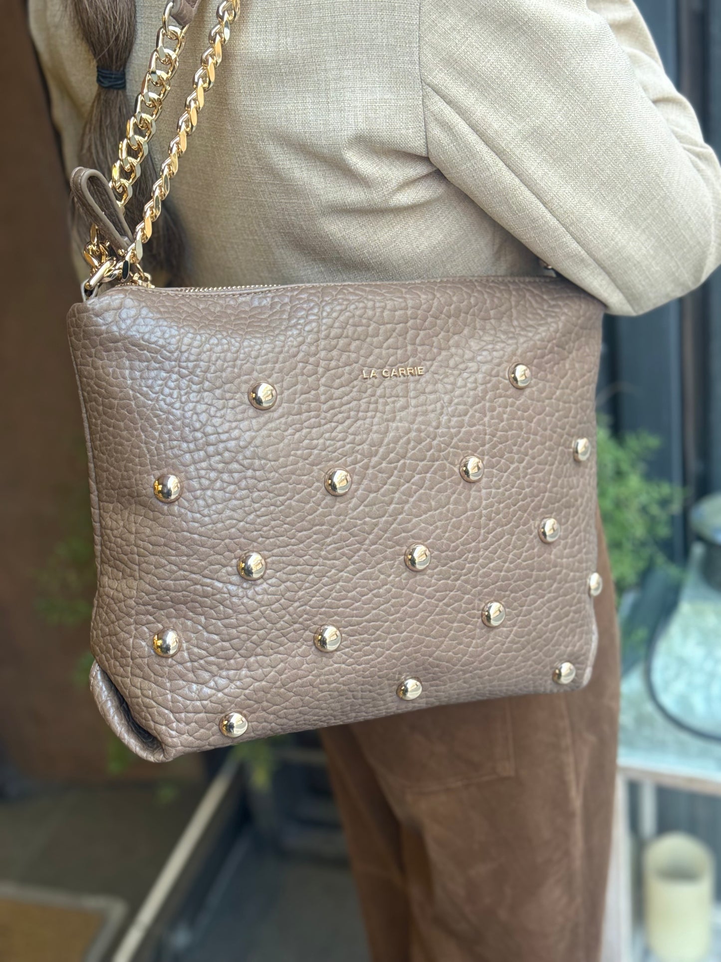 La Carrie BORSA NAVAJO TAUPE