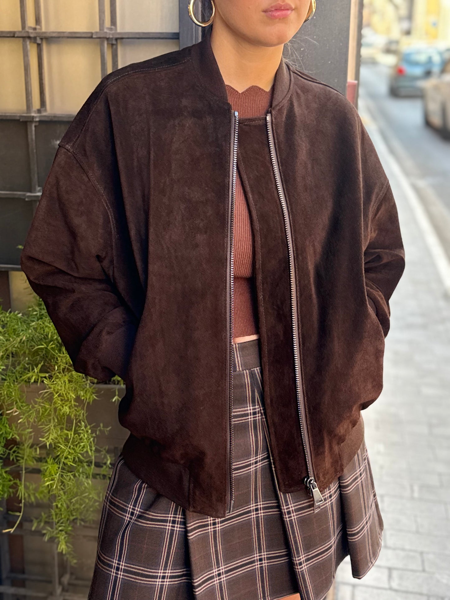 Bomber in VERA PELLE MORO